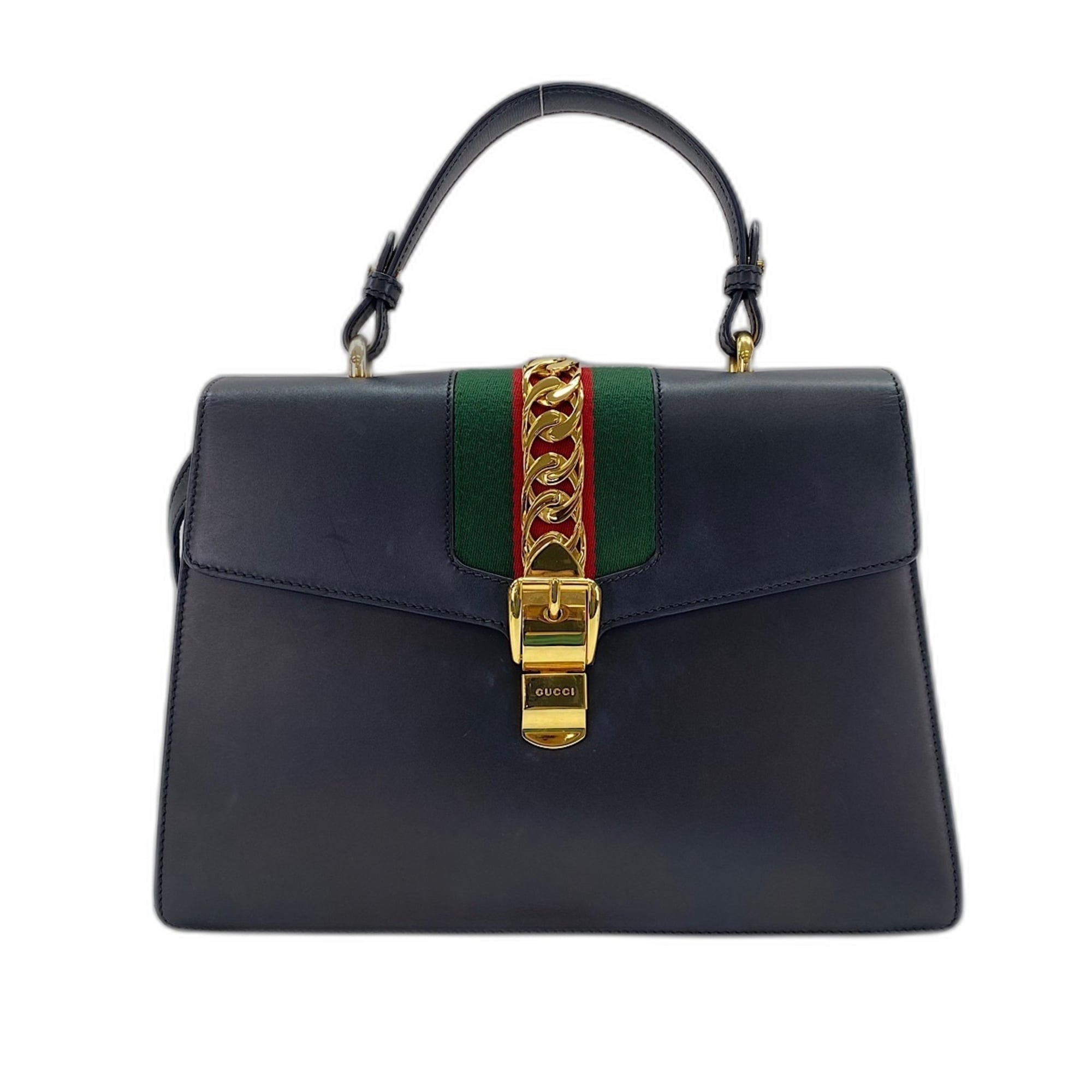 Gucci Navy Handbag (Pre-Owned)
