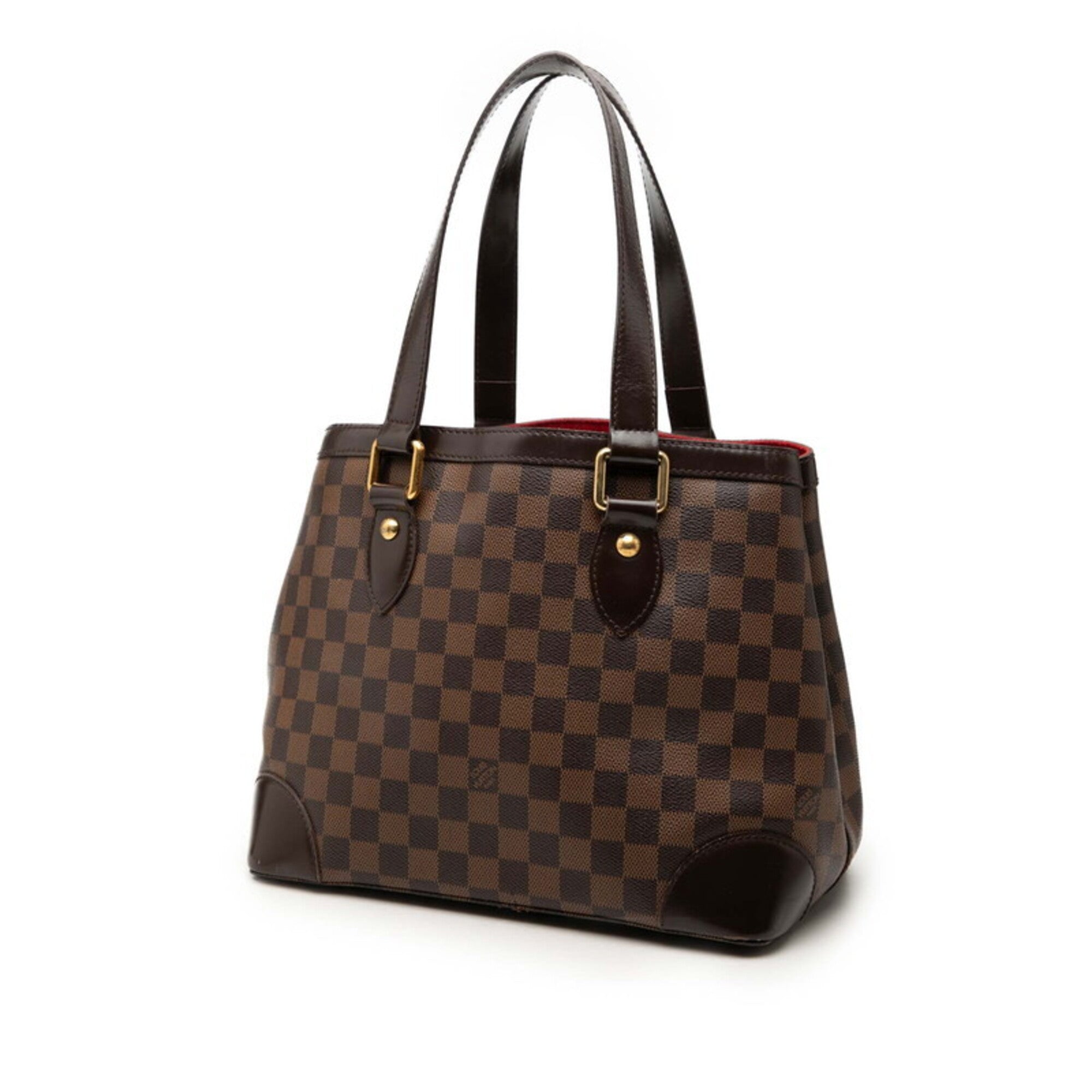 Louis Vuitton Brown Pvc Leather Handbag Tote Bag (Pre-Owned)