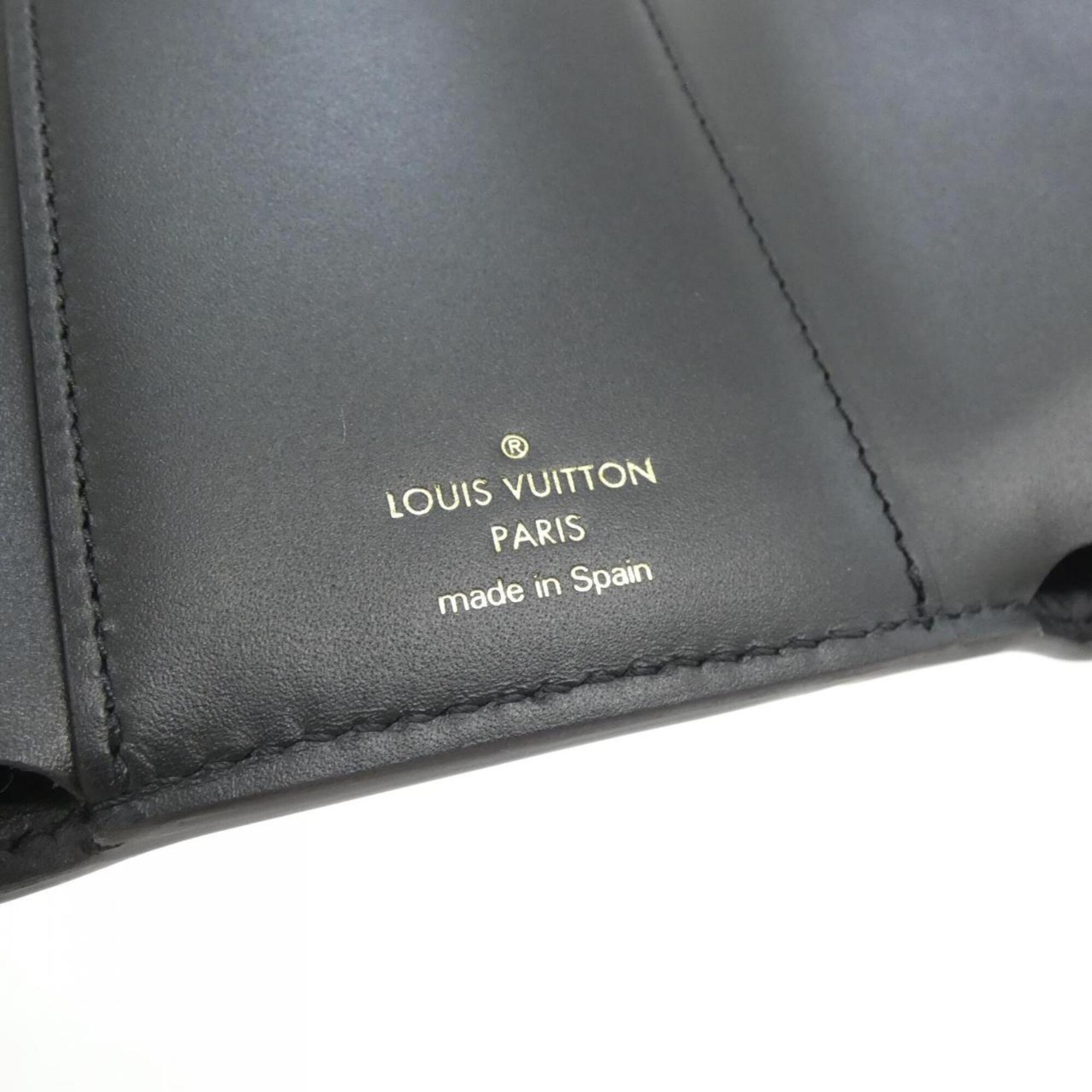 Louis Vuitton Marron Monogram Coated Canvas Wallet (Tri-Fold) (Pre-Owned)