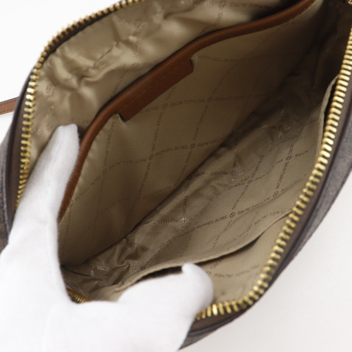 Michael Kors Brown Pvc Shoulder Bag (Pre-Owned)