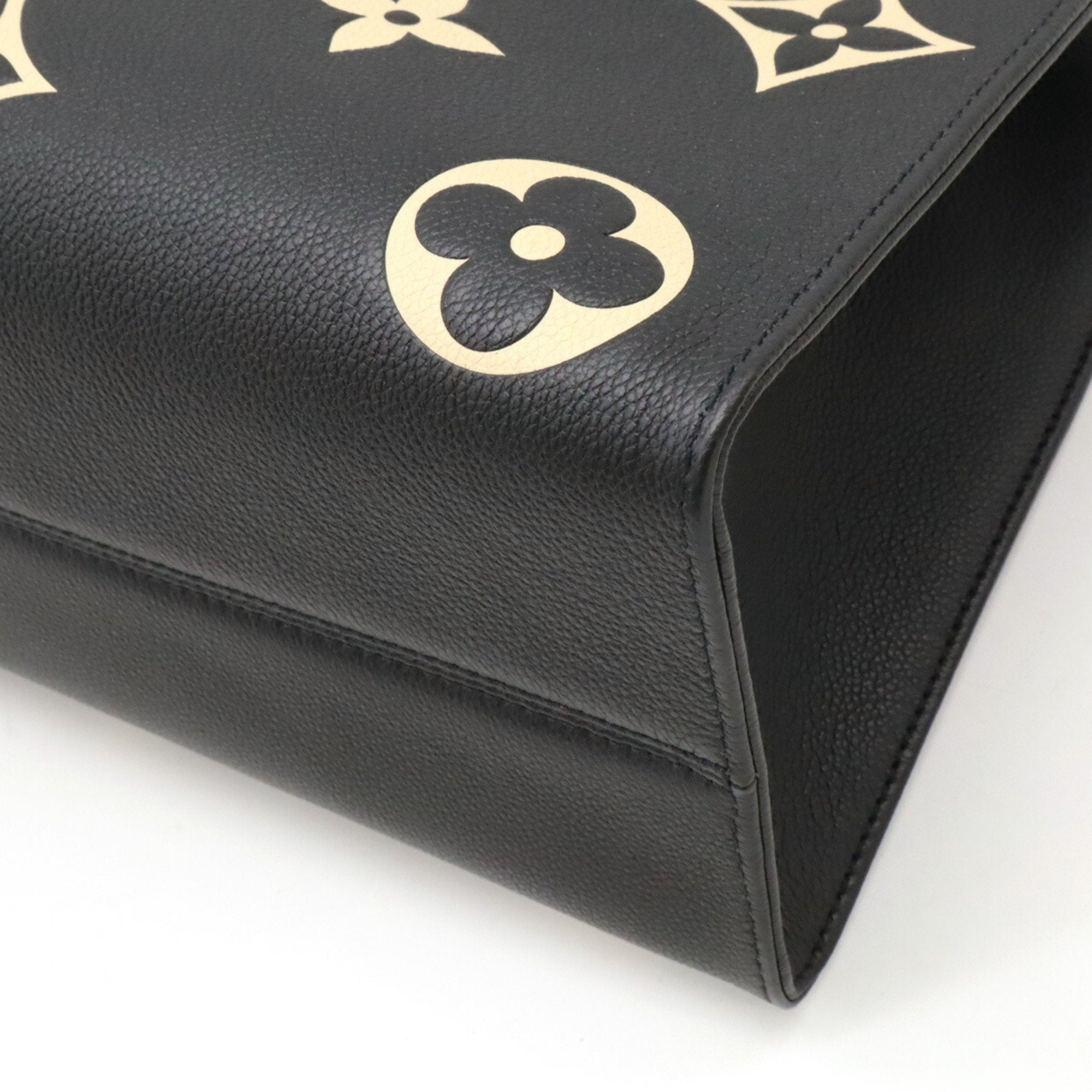 Louis Vuitton Monogram Empreinte Beige Black Monogram Empreinte Handbag Tote Bag (Pre-Owned)