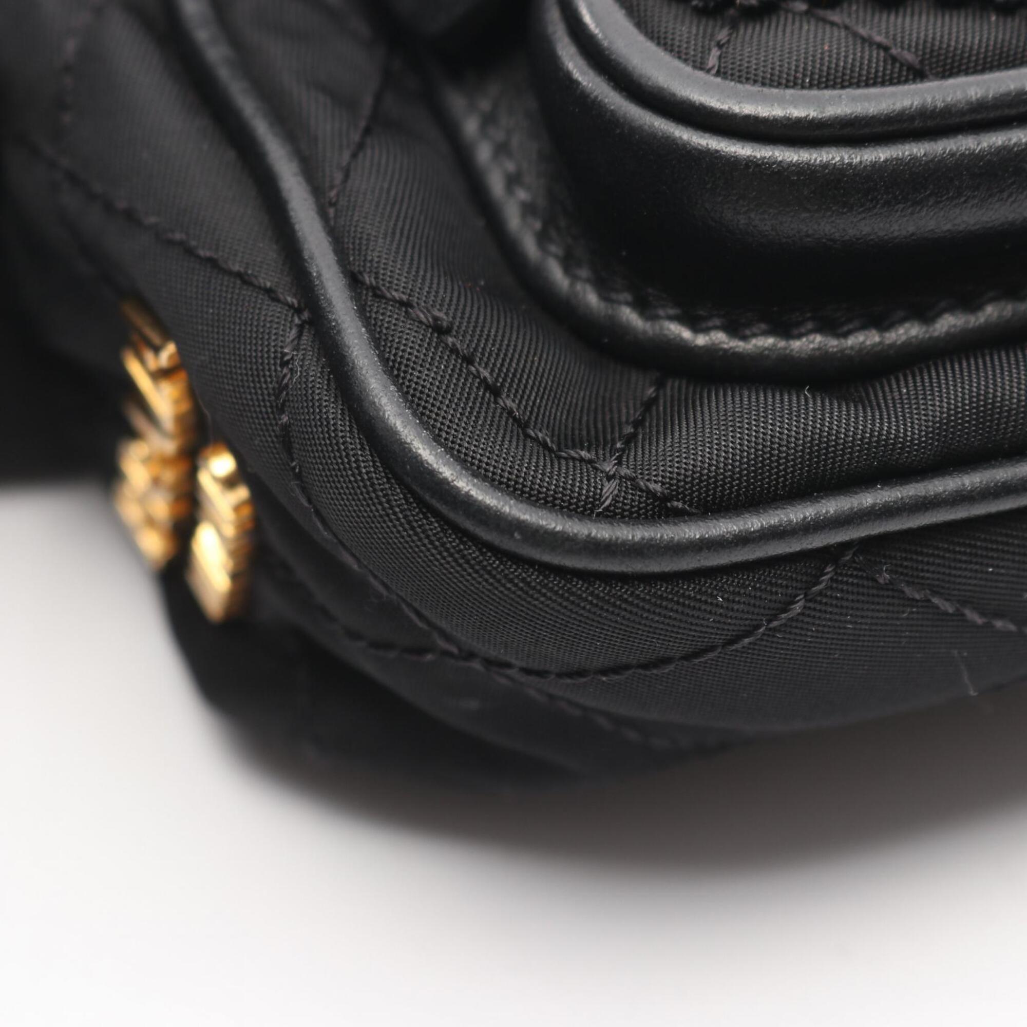 Prada Black Nylon Leather Fanny Pack (Pre-Owned)