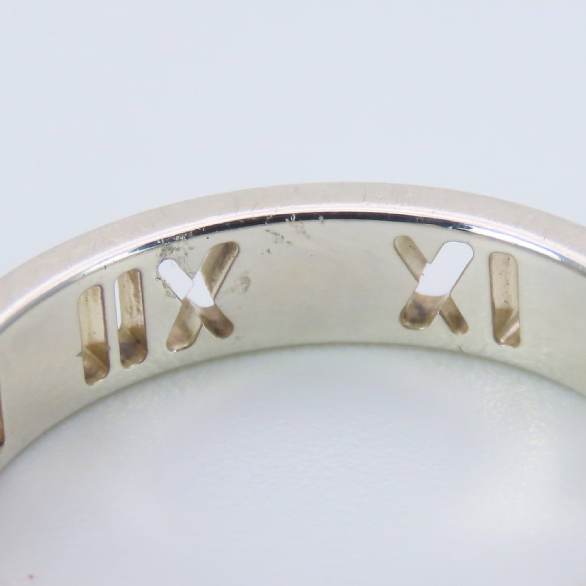 Tiffany Silver Silver 925 Band Ring (Pre-Owned)