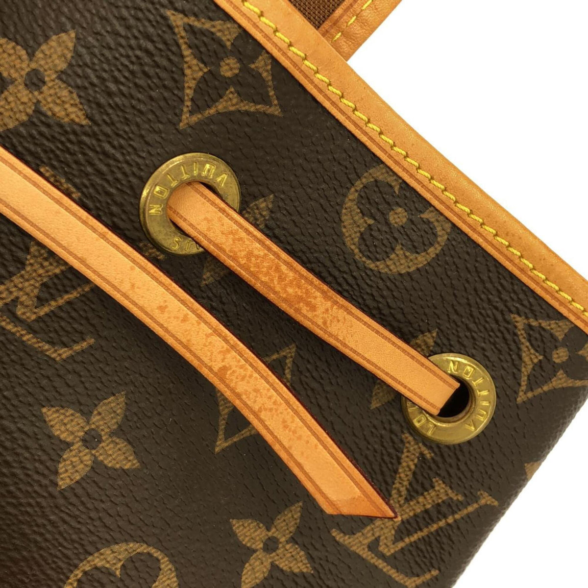 Louis Vuitton Marron Monogram Coated Canvas Backpack (Pre-Owned)