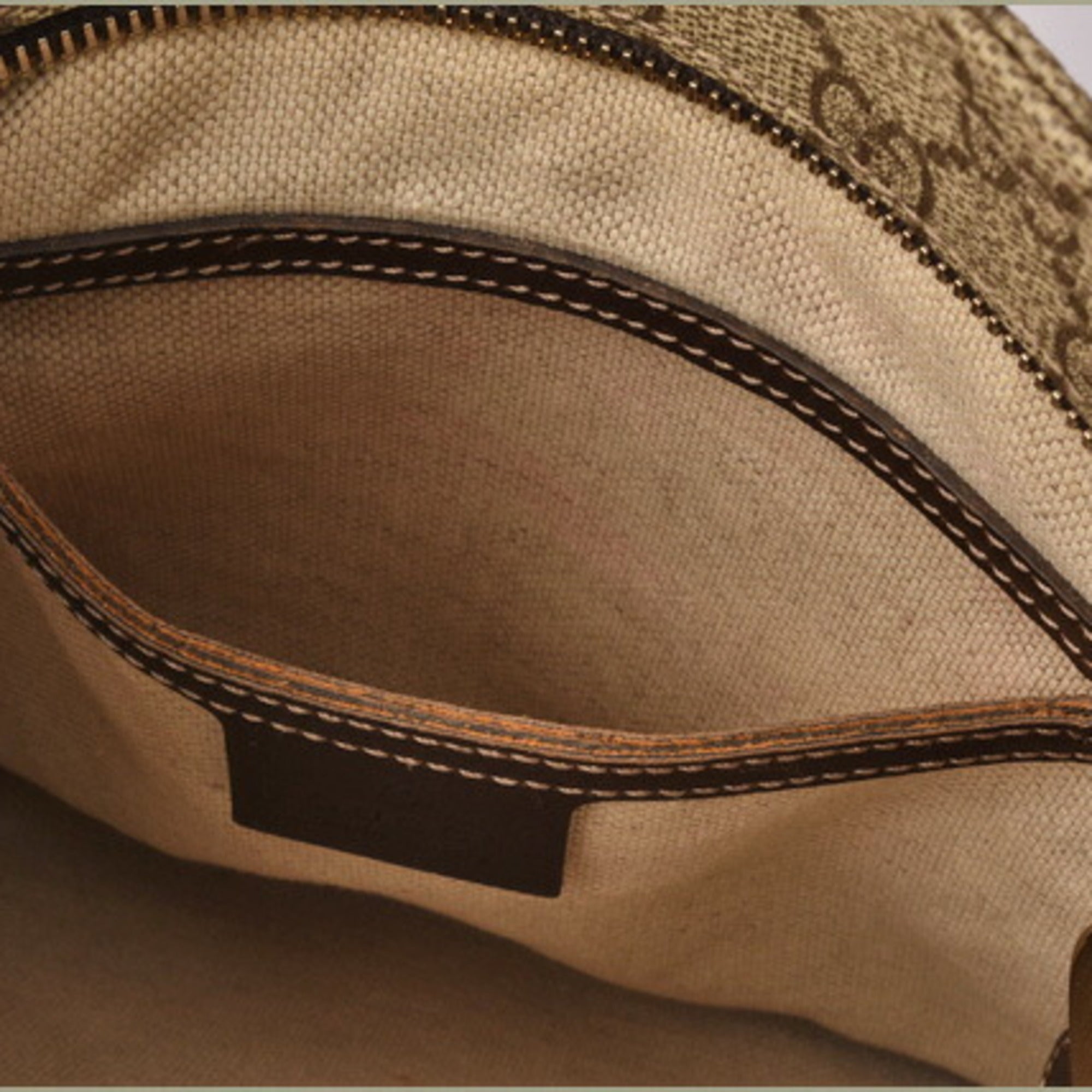 Gucci Beige Brown Gg Supreme Coated Canvas Messenger Bag Shoulder Bag (Pre-Owned)