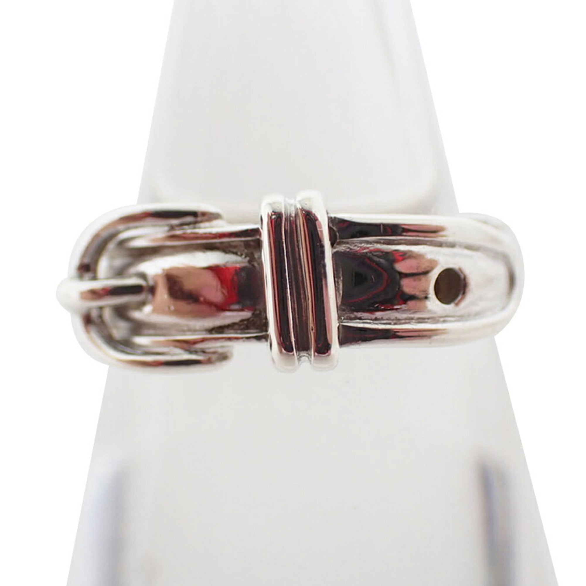 Hermes Sterling Silver 925 Band Ring (Pre-Owned)