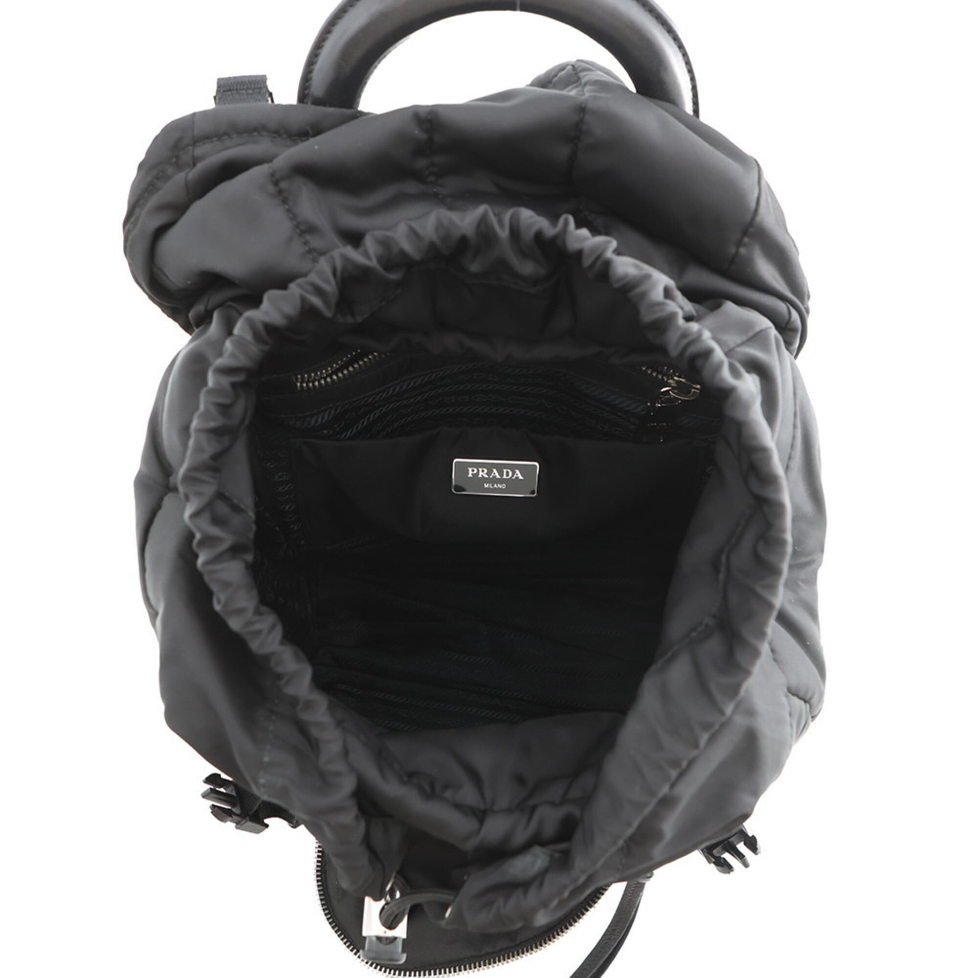 Prada Black Nylon Backpack (Pre-Owned)