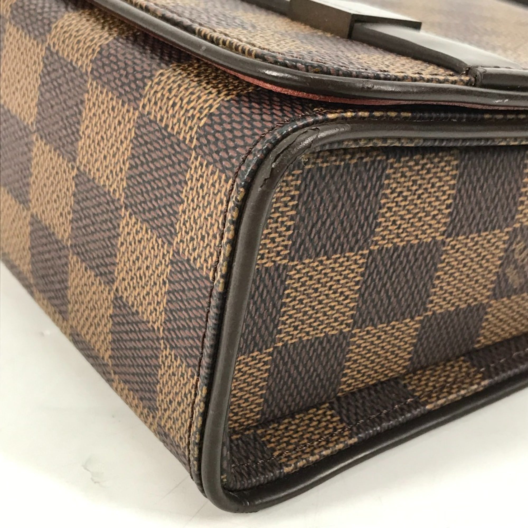 Louis Vuitton Brown Ebene Damier Canvas Shoulder Bag (Pre-Owned)