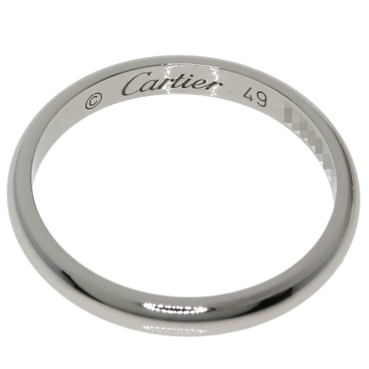 Cartier Platinum 950 Band Ring (Pre-Owned)