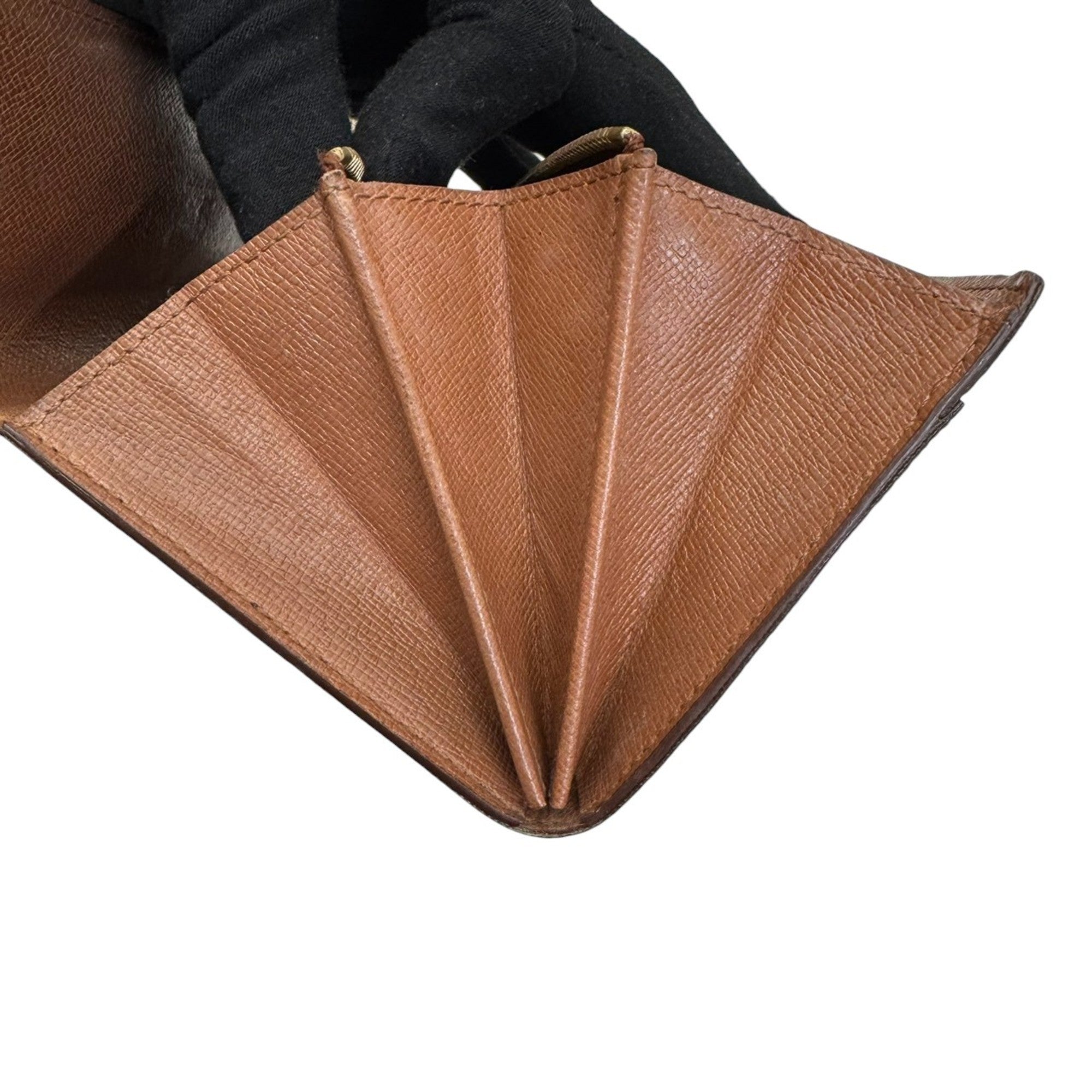 Louis Vuitton Brown Monogram Long Wallet (Bi-Fold) (Pre-Owned)