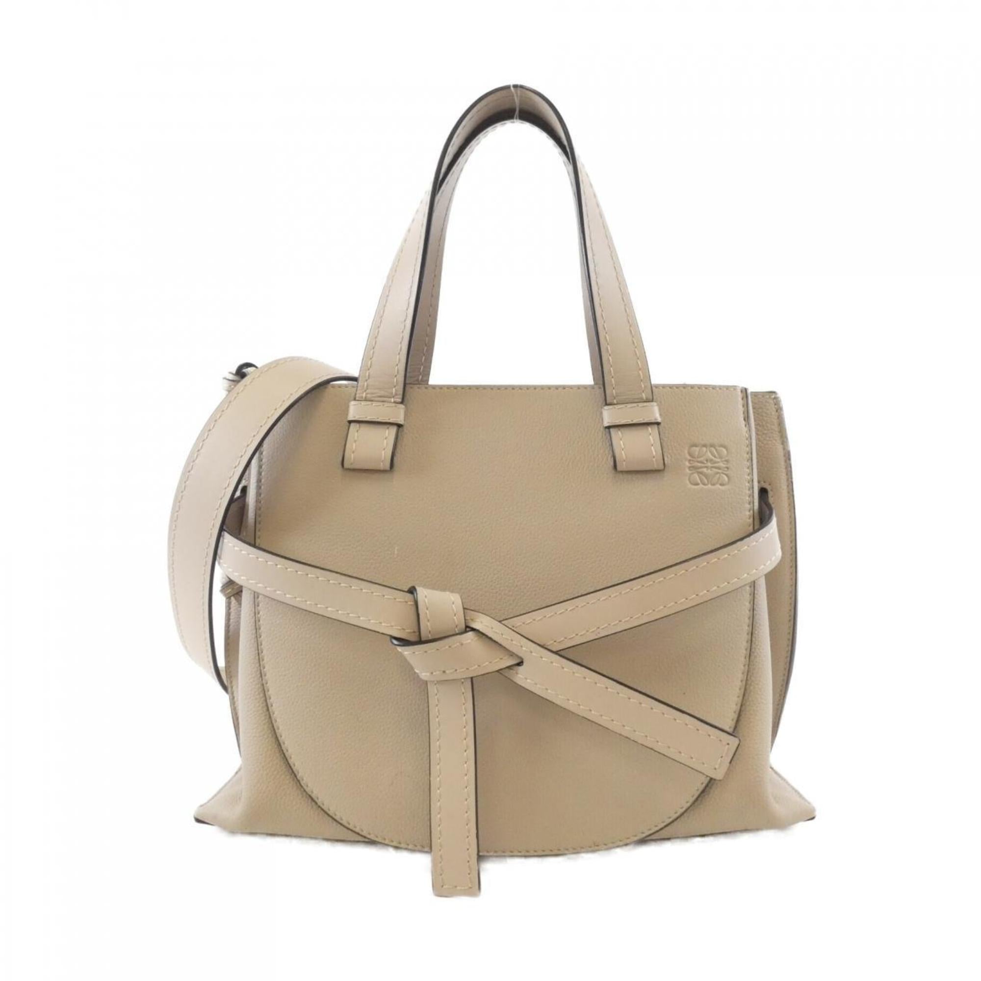 Loewe Light Beige Leather Handbag (Pre-Owned)