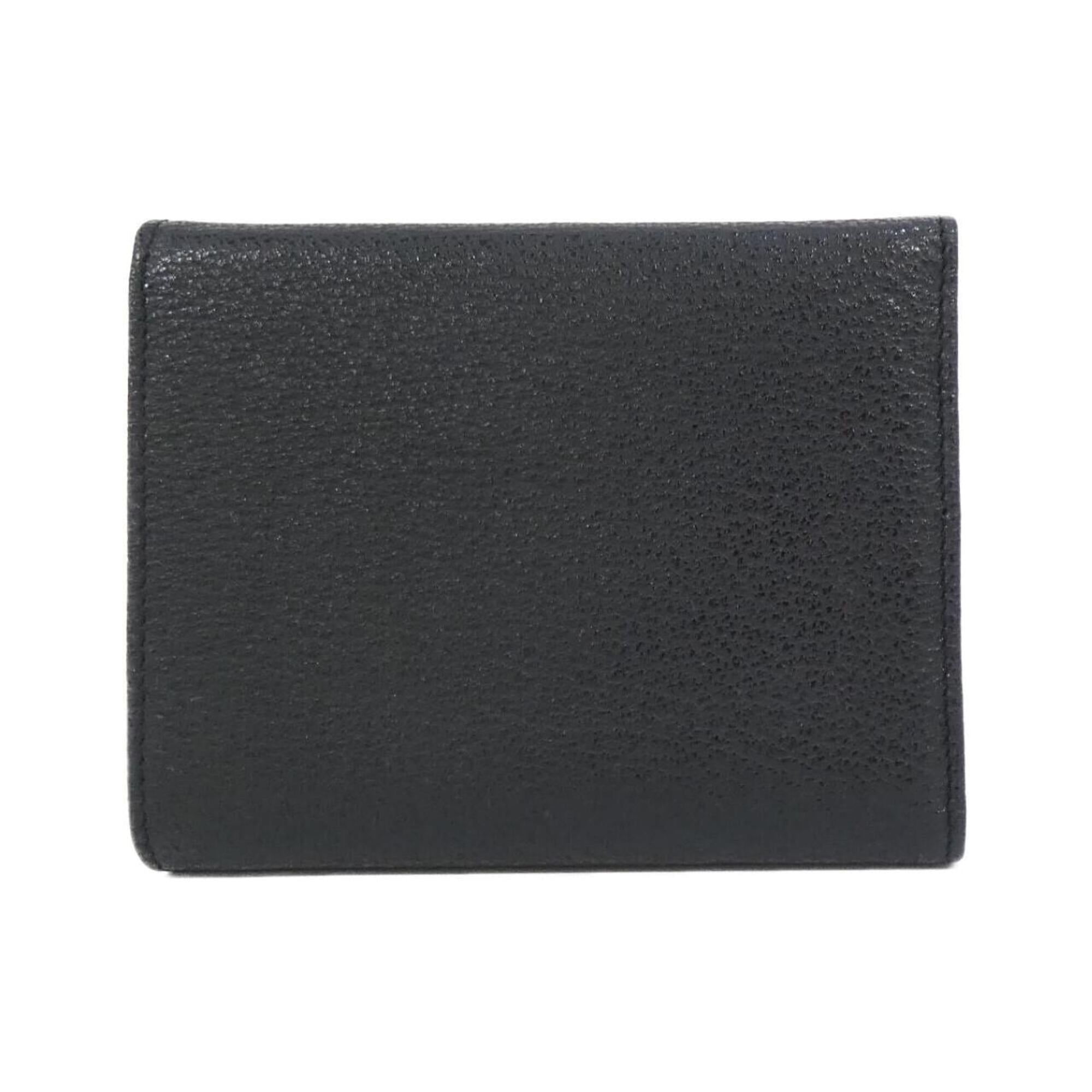 Gucci Black Leather Suede Wallet (Bi-Fold) (Pre-Owned)