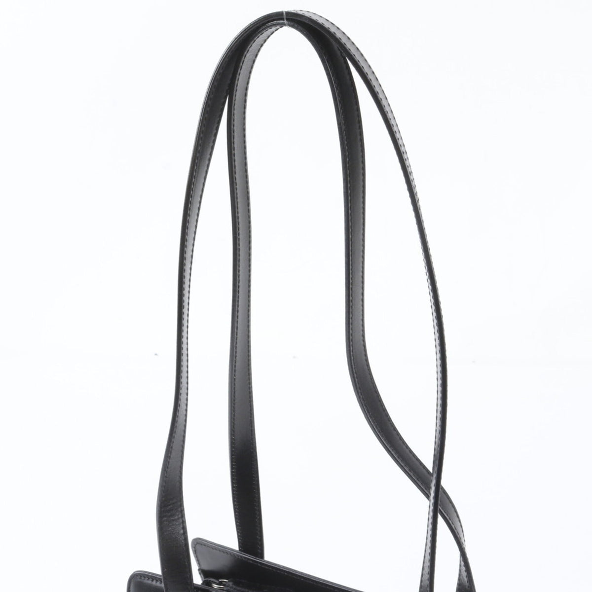 Gucci Black Leather Handbag Shoulder Bag (Pre-Owned)