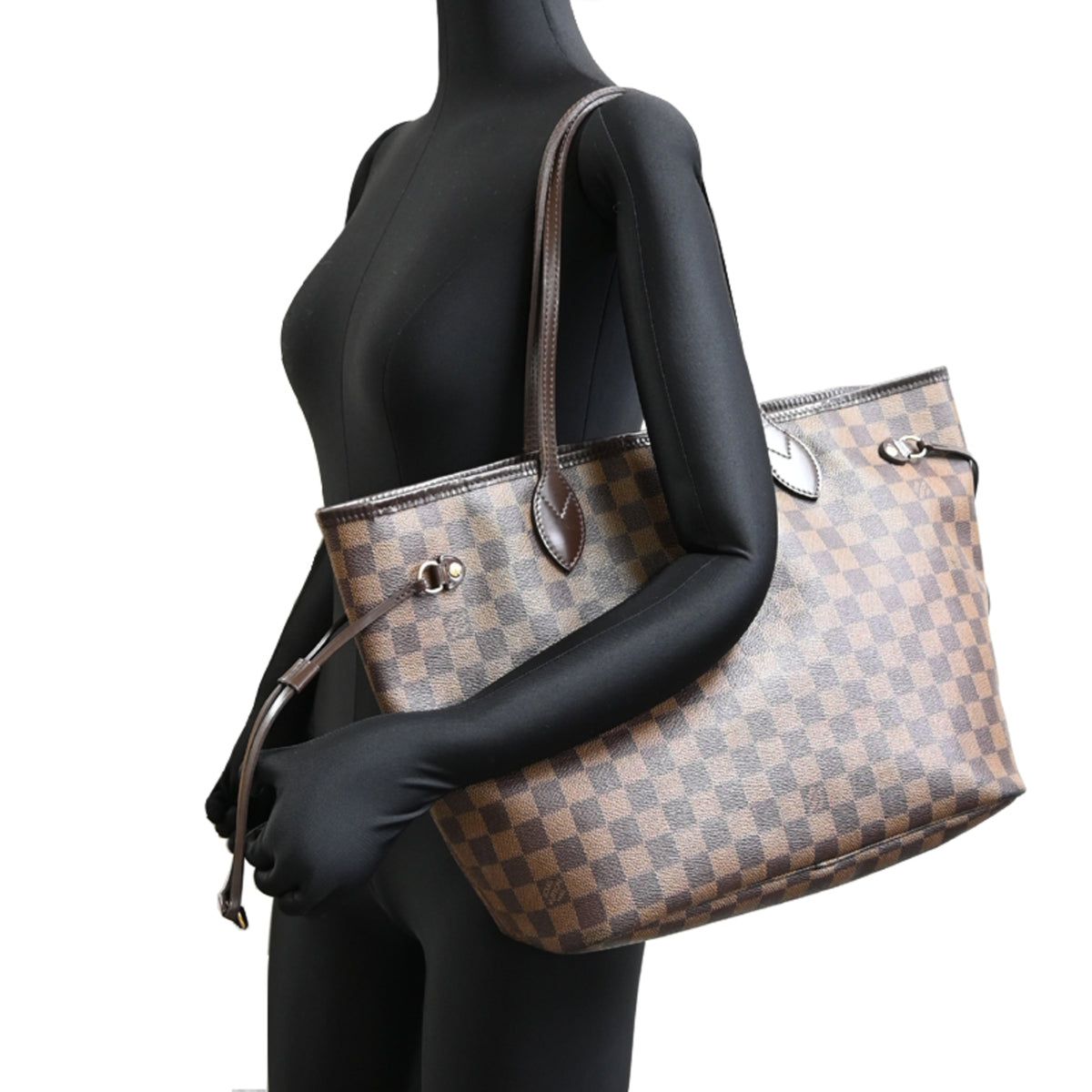 Louis Vuitton Brown Damier Canvas Tote Bag (Pre-Owned)
