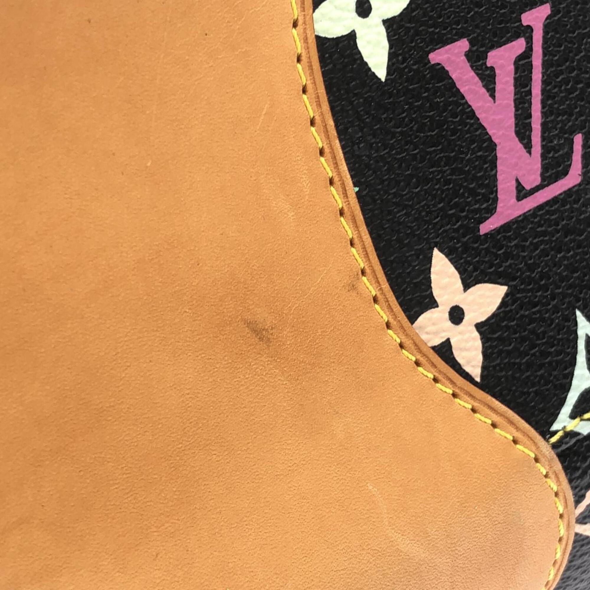 Louis Vuitton Black Coated Canvas Handbag (Pre-Owned)