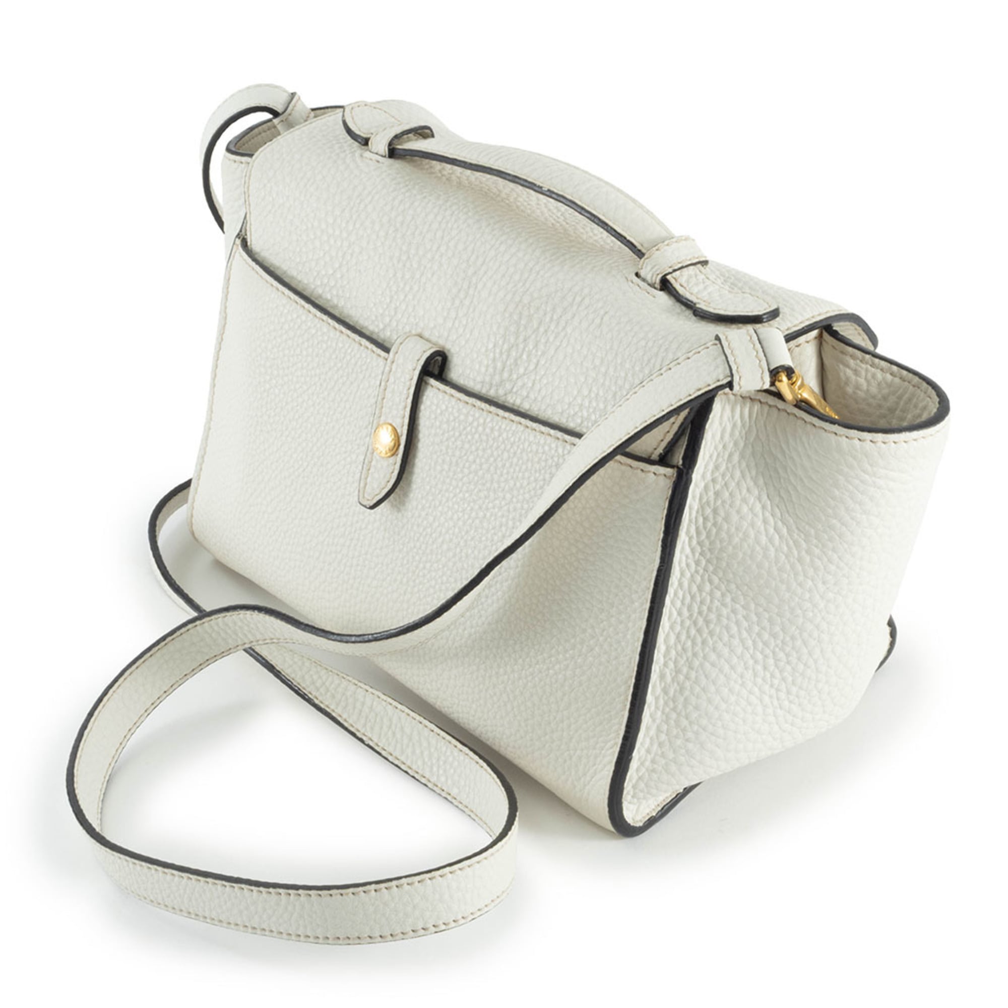 Prada White Leather Handbag (Pre-Owned)