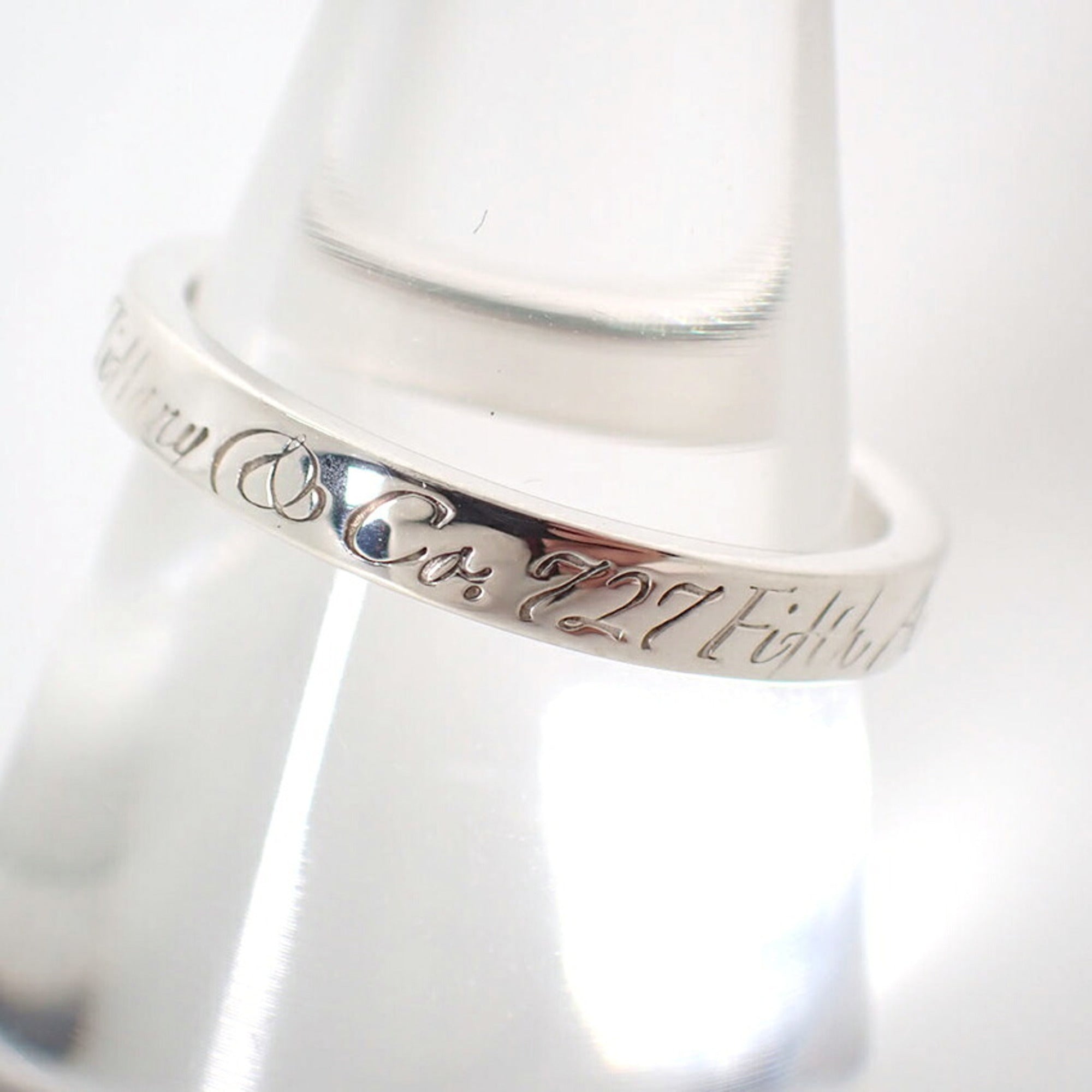 Tiffany Sterling Silver 925 Band Ring (Pre-Owned)