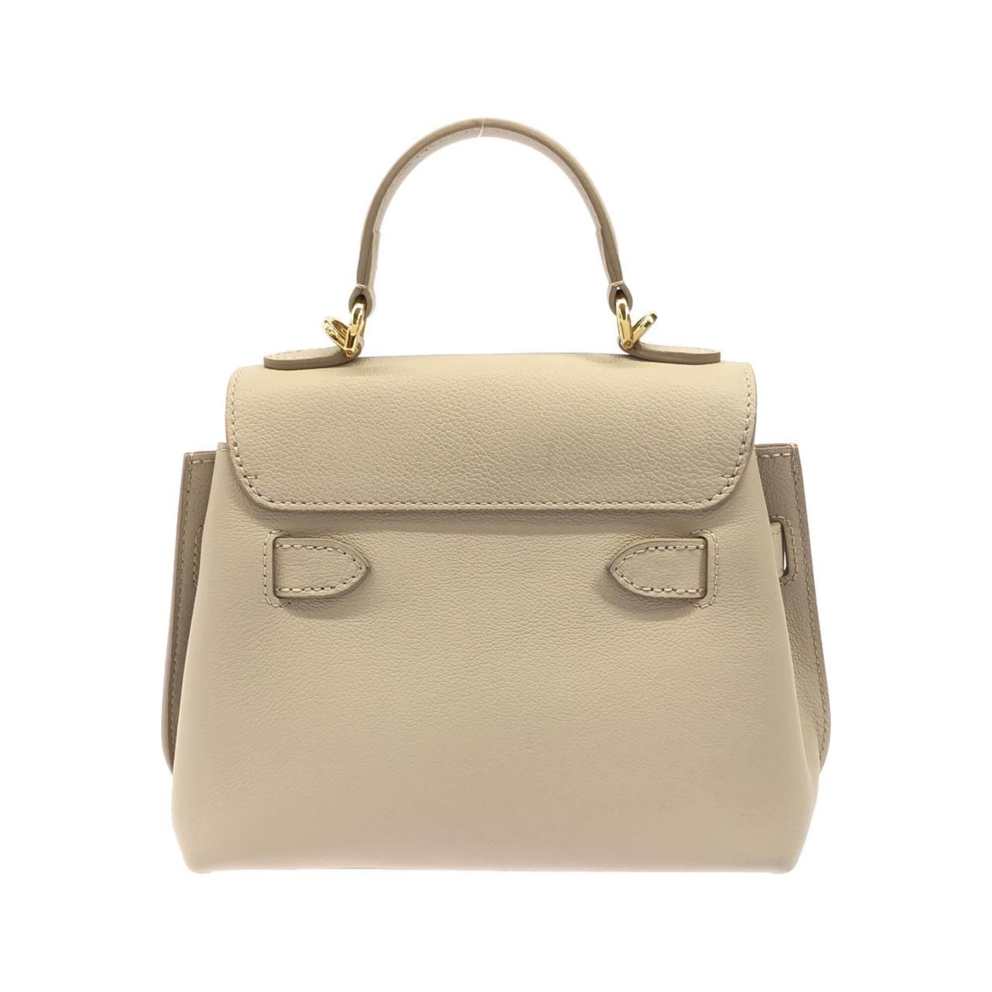 Louis Vuitton Grayish Leather Handbag (Pre-Owned)