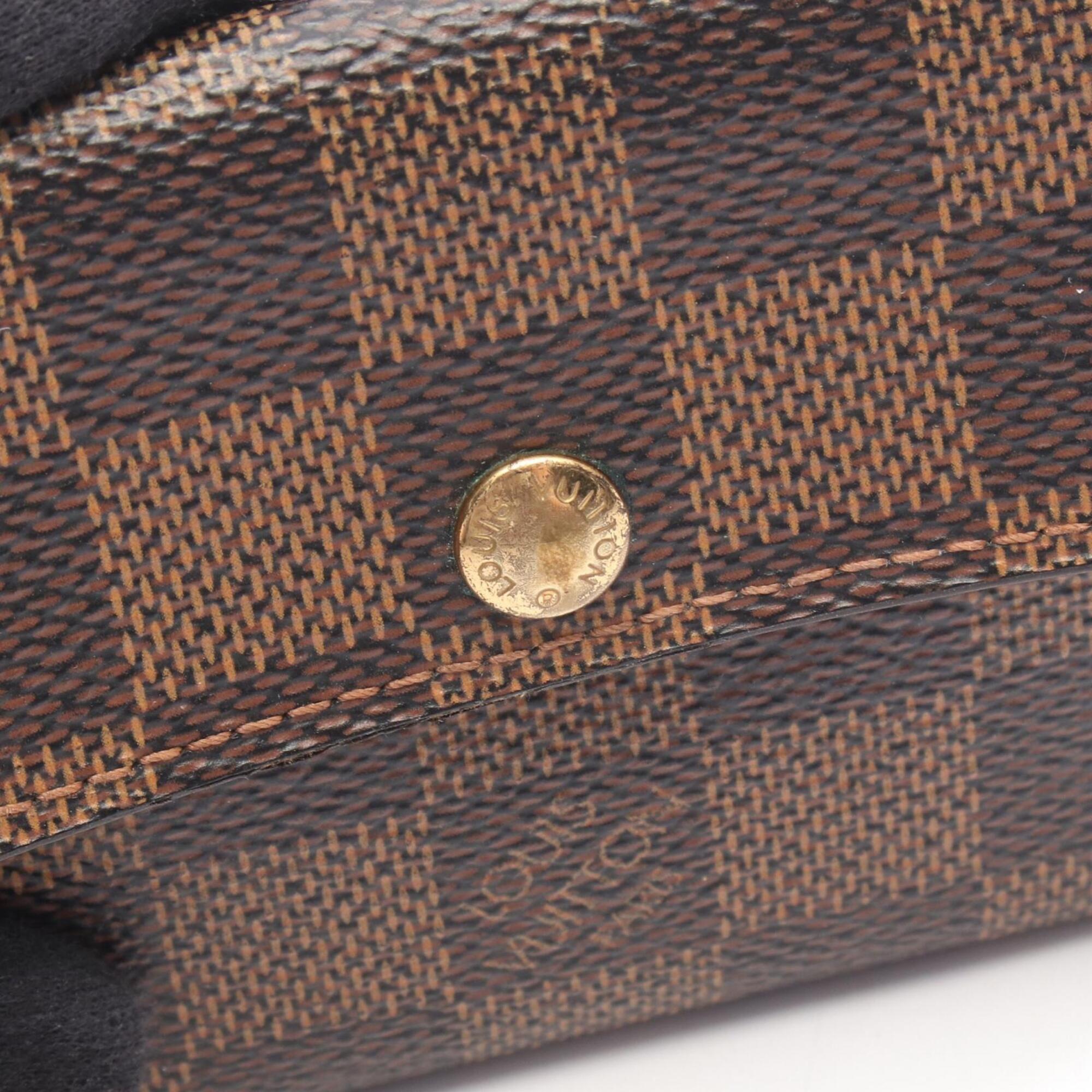 Louis Vuitton Brown Ebene Coated Canvas Coin Purse/Coin Case (Pre-Owned)