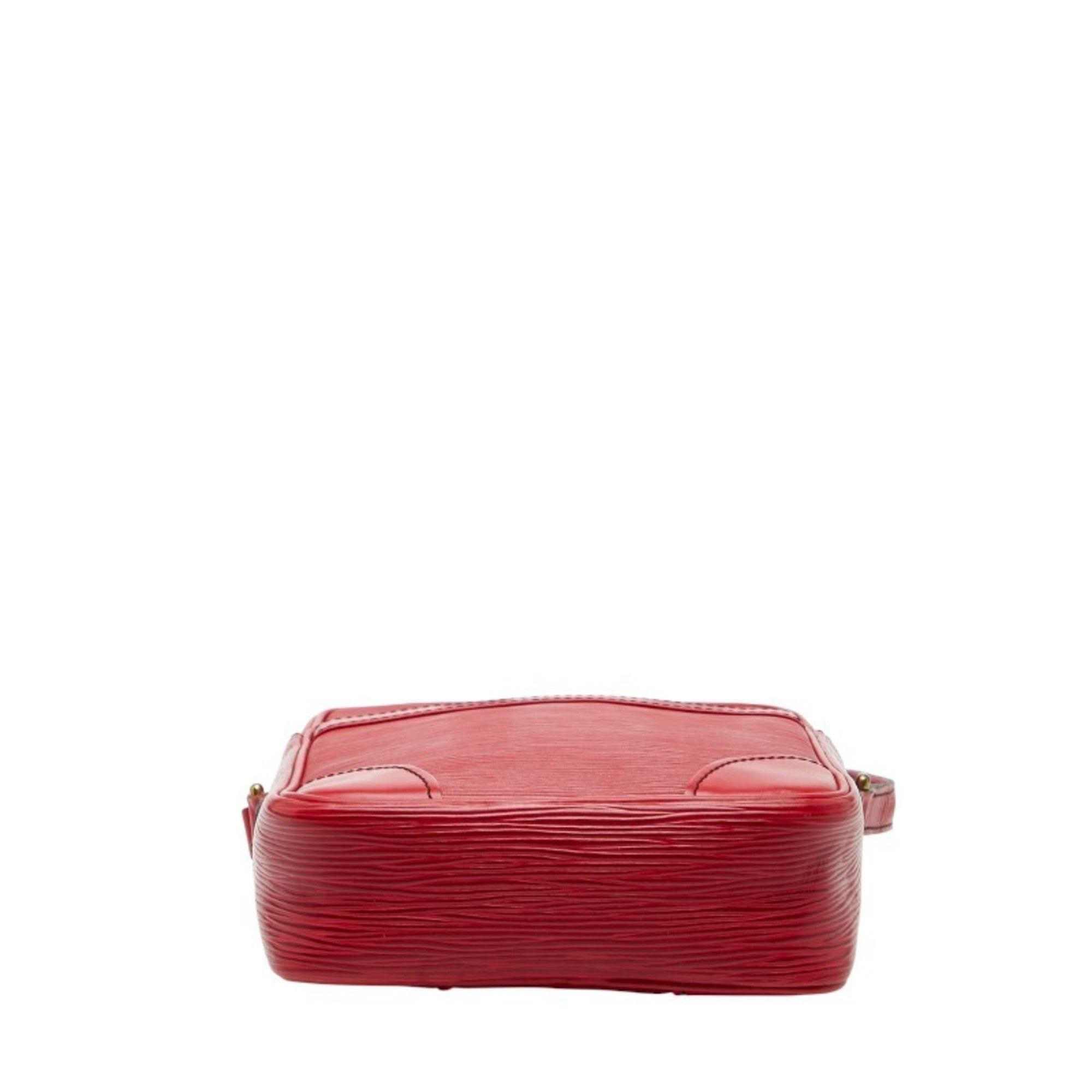 Louis Vuitton Castilian Red Leather Shoulder Bag (Pre-Owned)