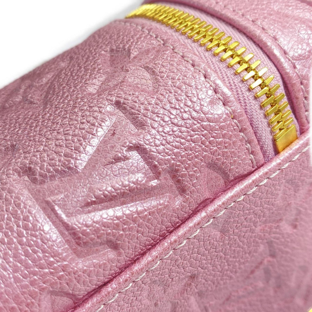 Louis Vuitton Purple Leather Pouch (Pre-Owned)