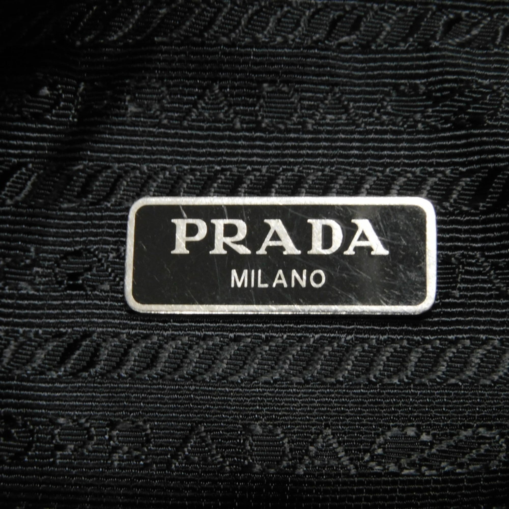 Prada Black Nylon Pouch Shoulder Bag (Pre-Owned)