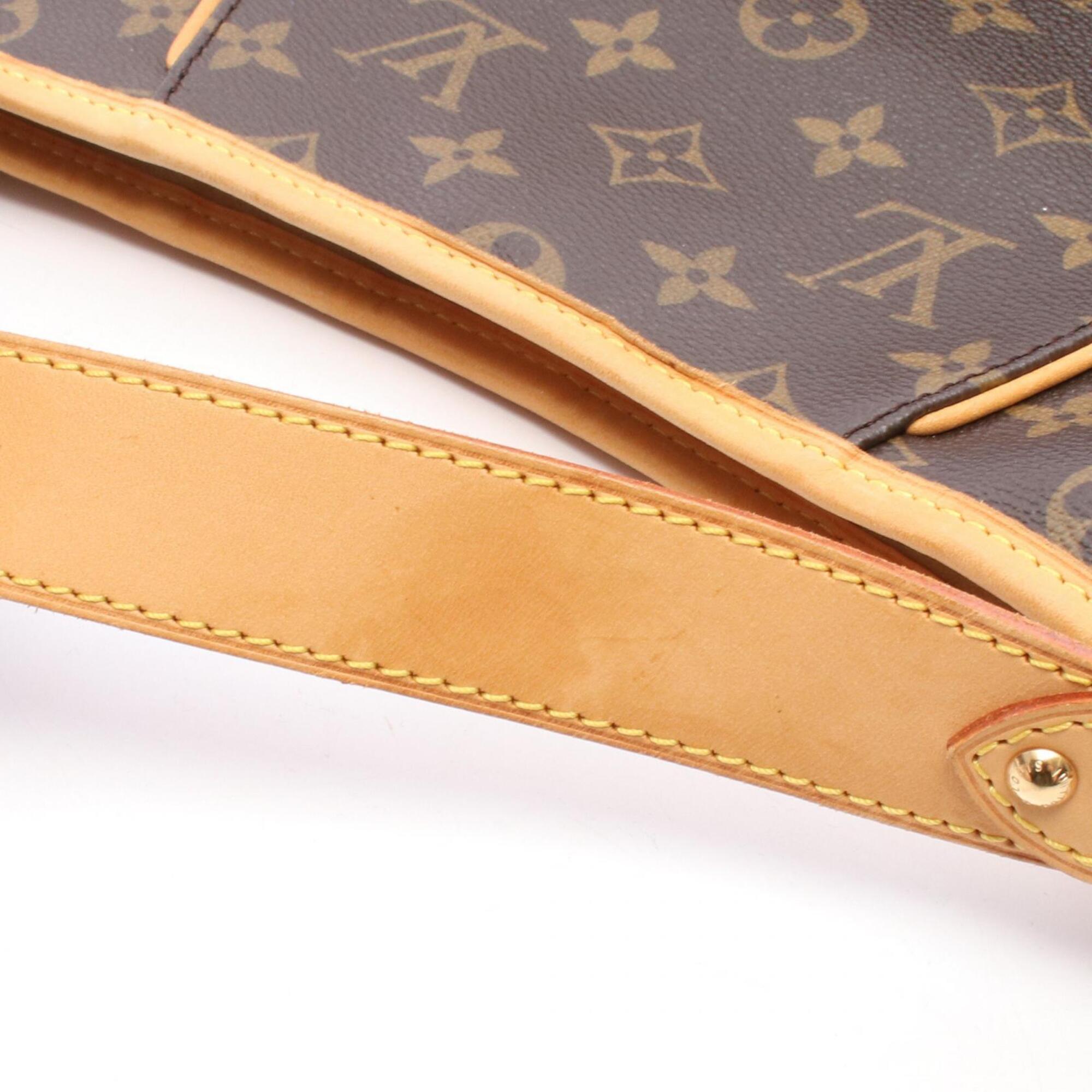 Louis Vuitton Brown Coated Canvas Pvc Monogram Leather Handbag Shoulder Bag (Pre-Owned)