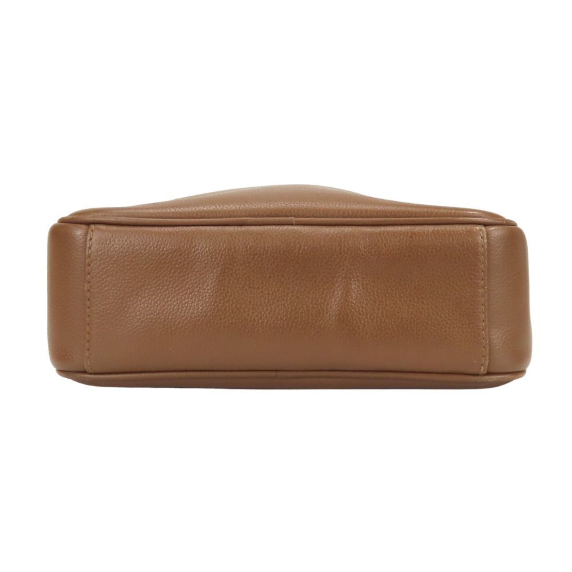 Coach Brown Leather Shoulder Bag (Pre-Owned)