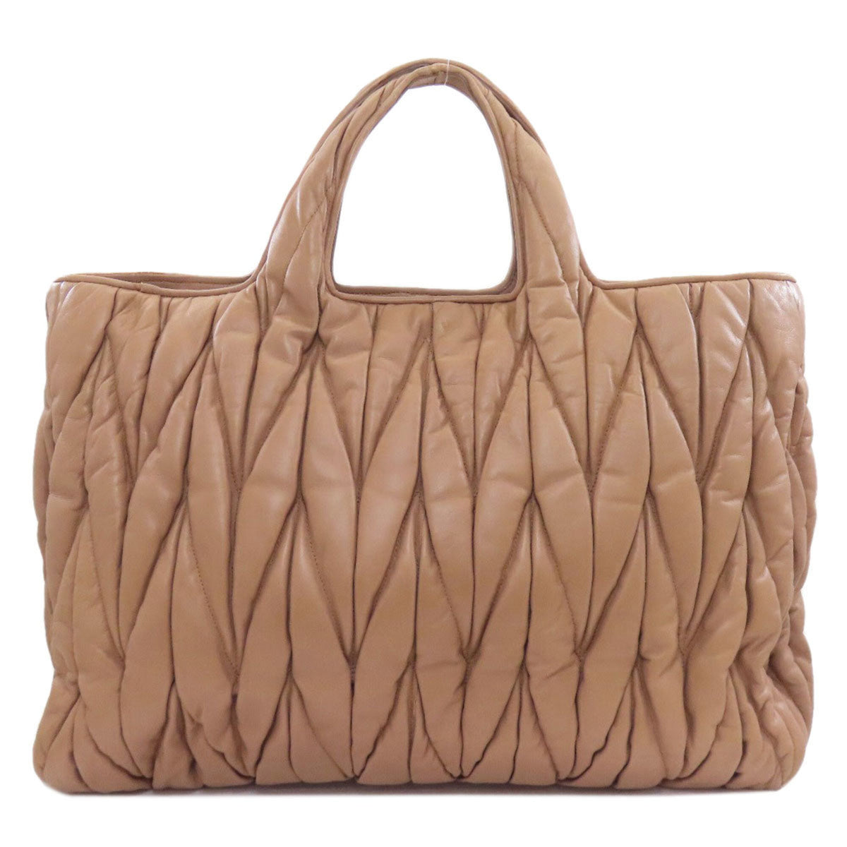 Miu Miu Brown Leather Handbag (Pre-Owned)