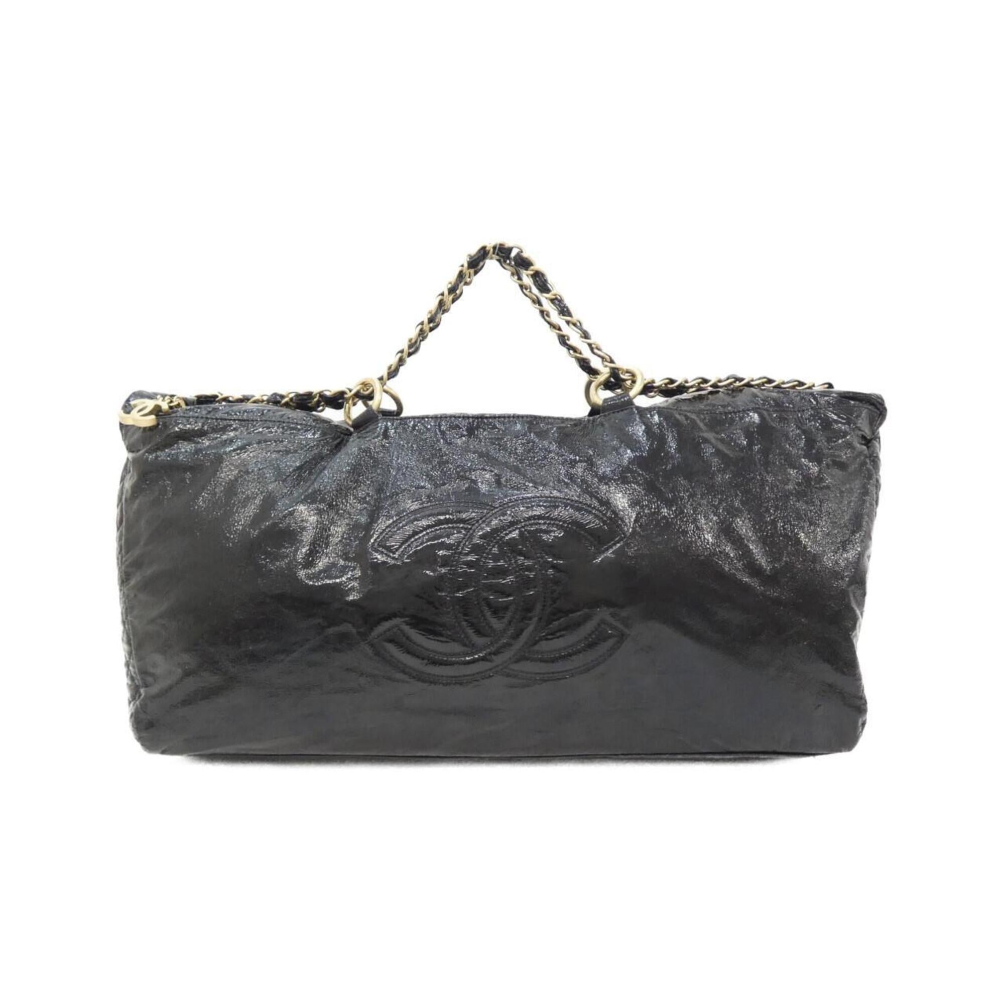 Chanel Black Pvc Shoulder Bag (Pre-Owned)