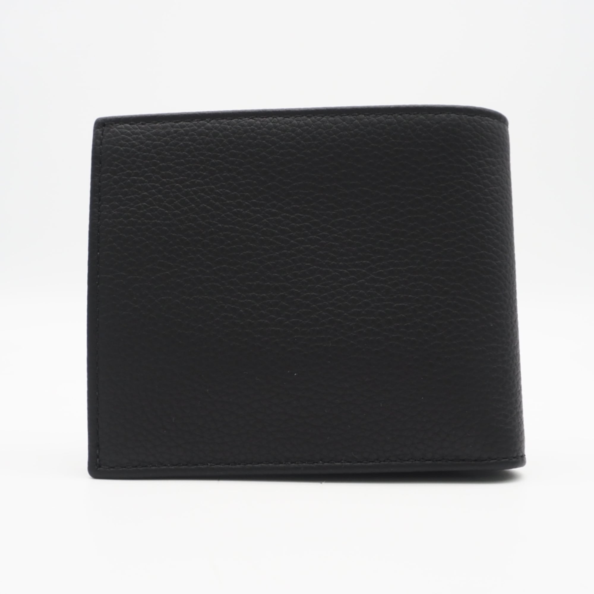 Christian Dior Navy Black Canvas Leather Wallet (Bi-Fold) (Pre-Owned)