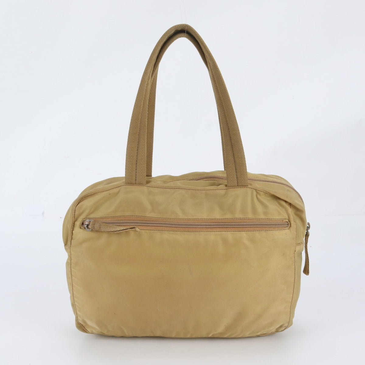 Prada Beige Handbag Shoulder Bag Tote Bag (Pre-Owned)