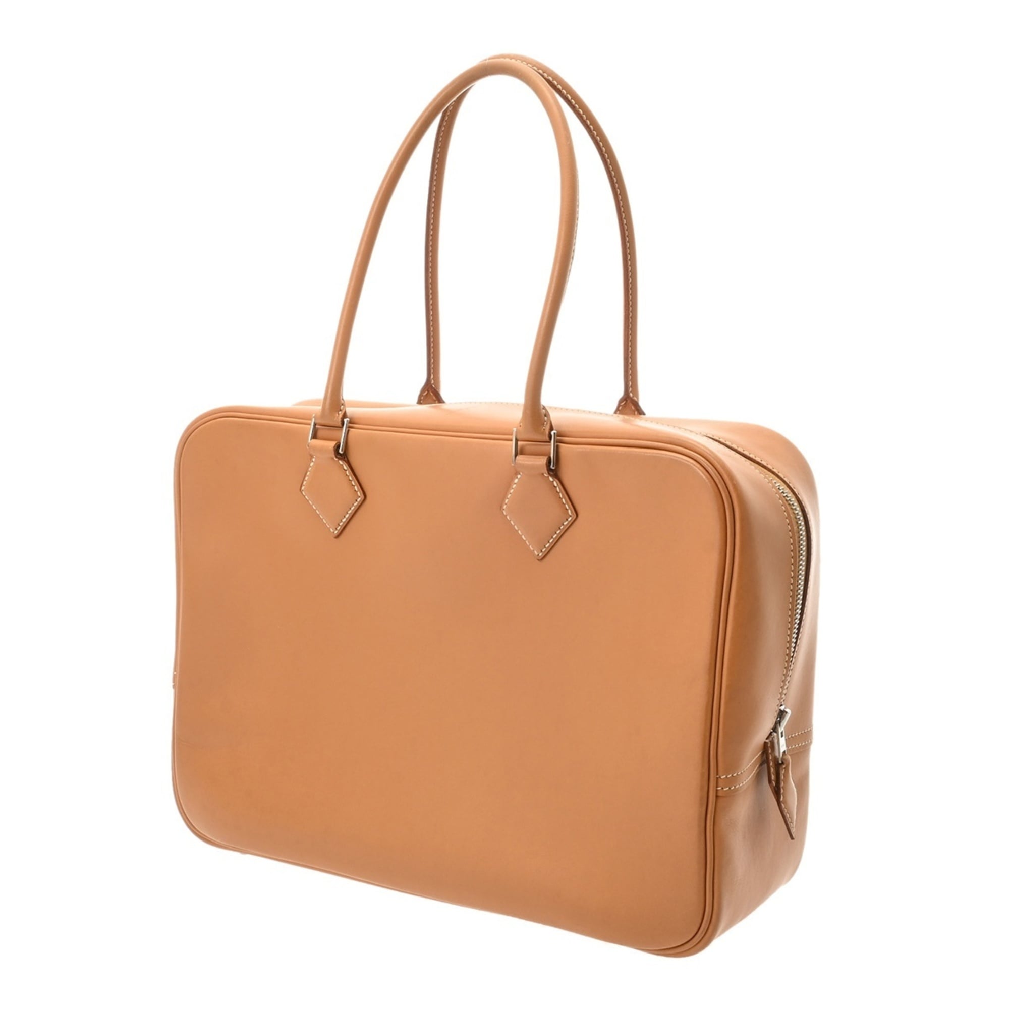 Hermes Natural Vache Leather Handbag (Pre-Owned)
