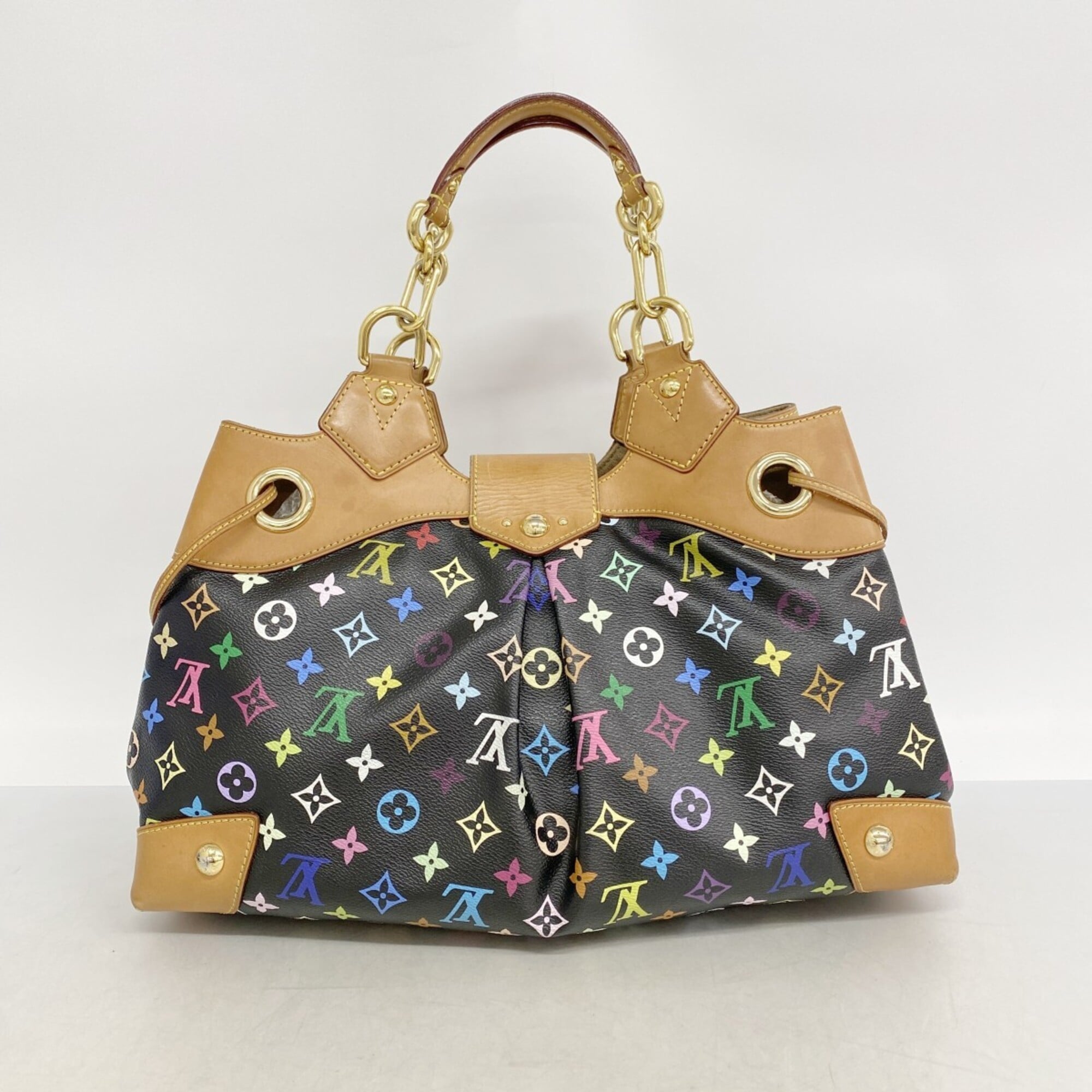 Louis Vuitton Noir Handbag (Pre-Owned)