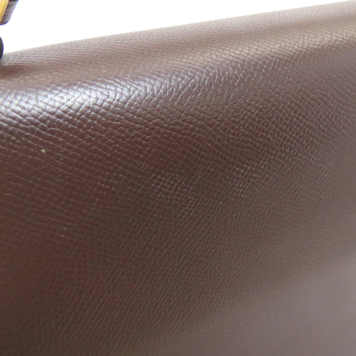 Hermes Brown Orange Epsom Leather Handbag (Pre-Owned)