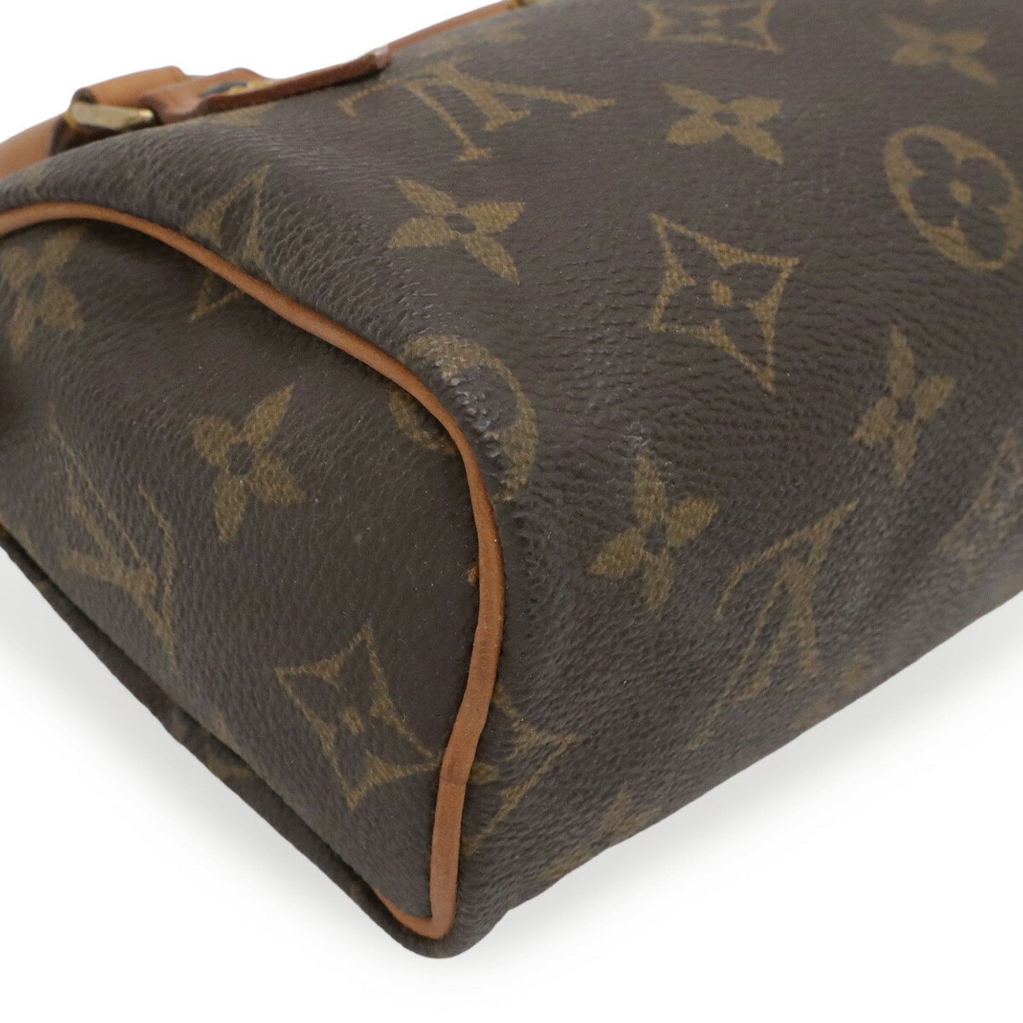 Louis Vuitton Brown Monogram White Monogram Mini Handbag Pouch (Pre-Owned)