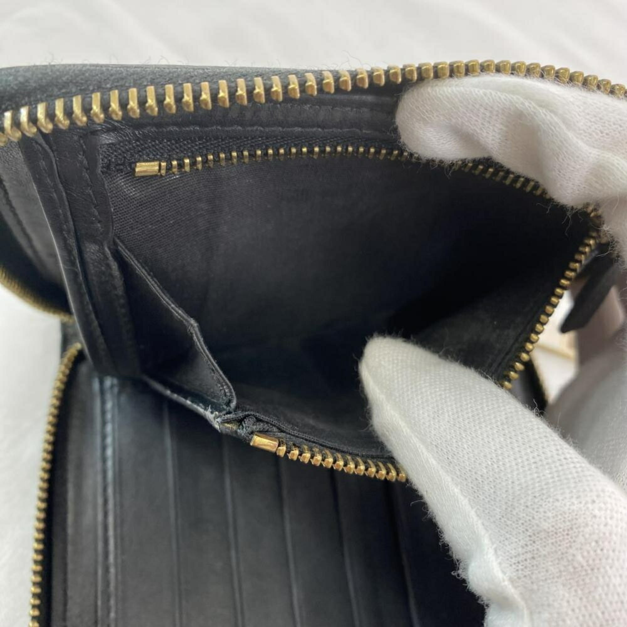 Versace Black Coin Purse/Coin Case (Pre-Owned)