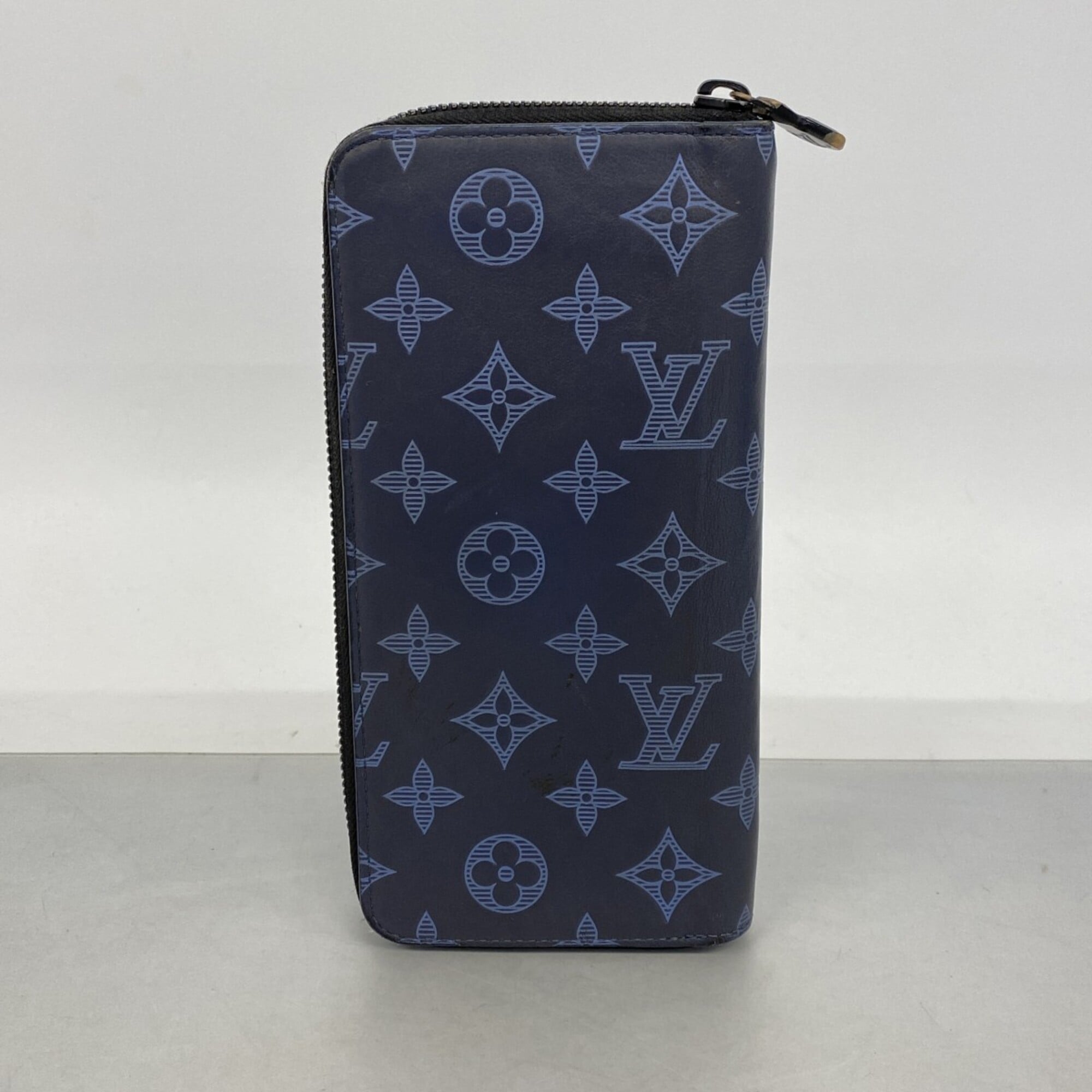 Louis Vuitton Navy Long Wallet (Bi-Fold) (Pre-Owned)