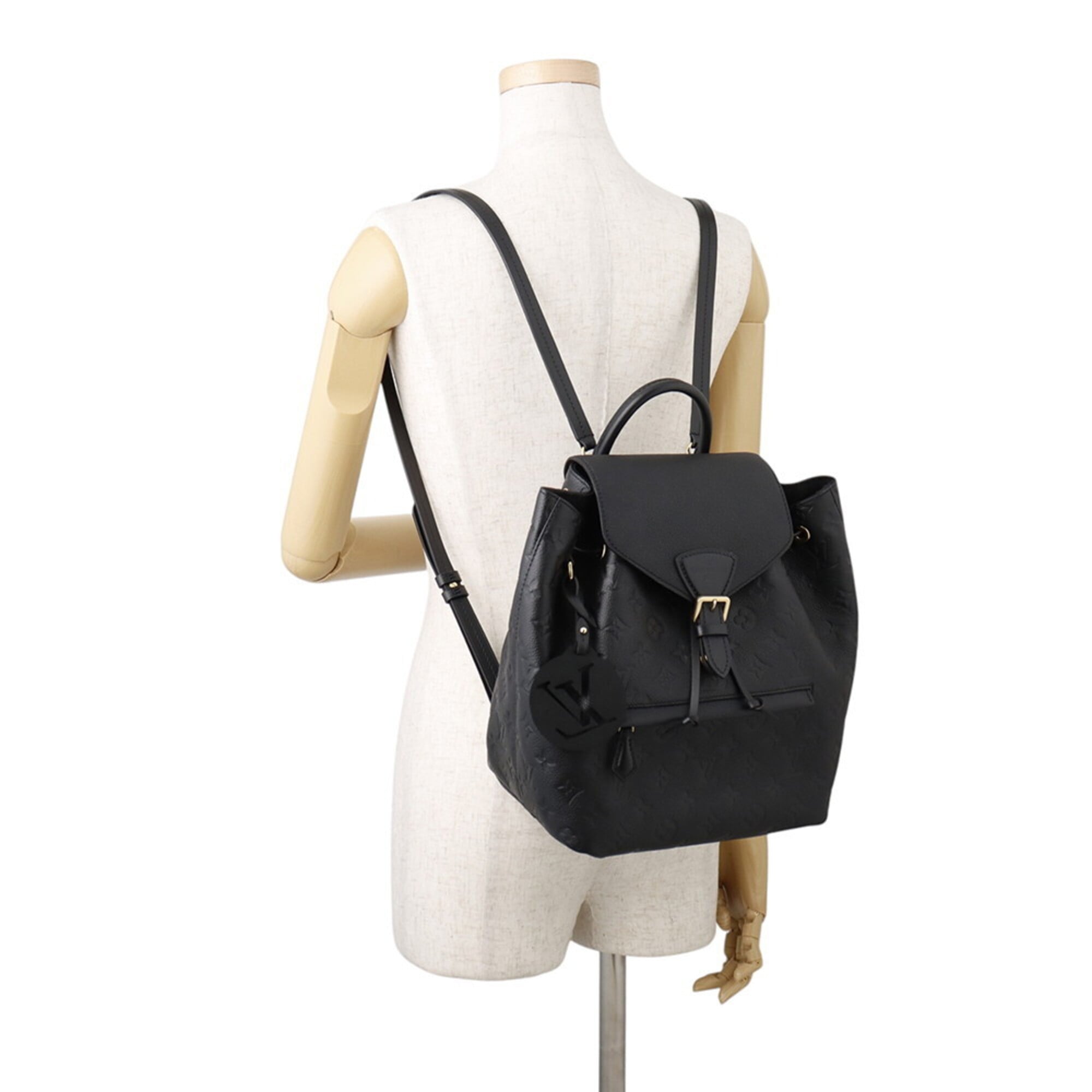 Louis Vuitton Black Monogram Noir Monogram Empreinte Backpack (Pre-Owned)