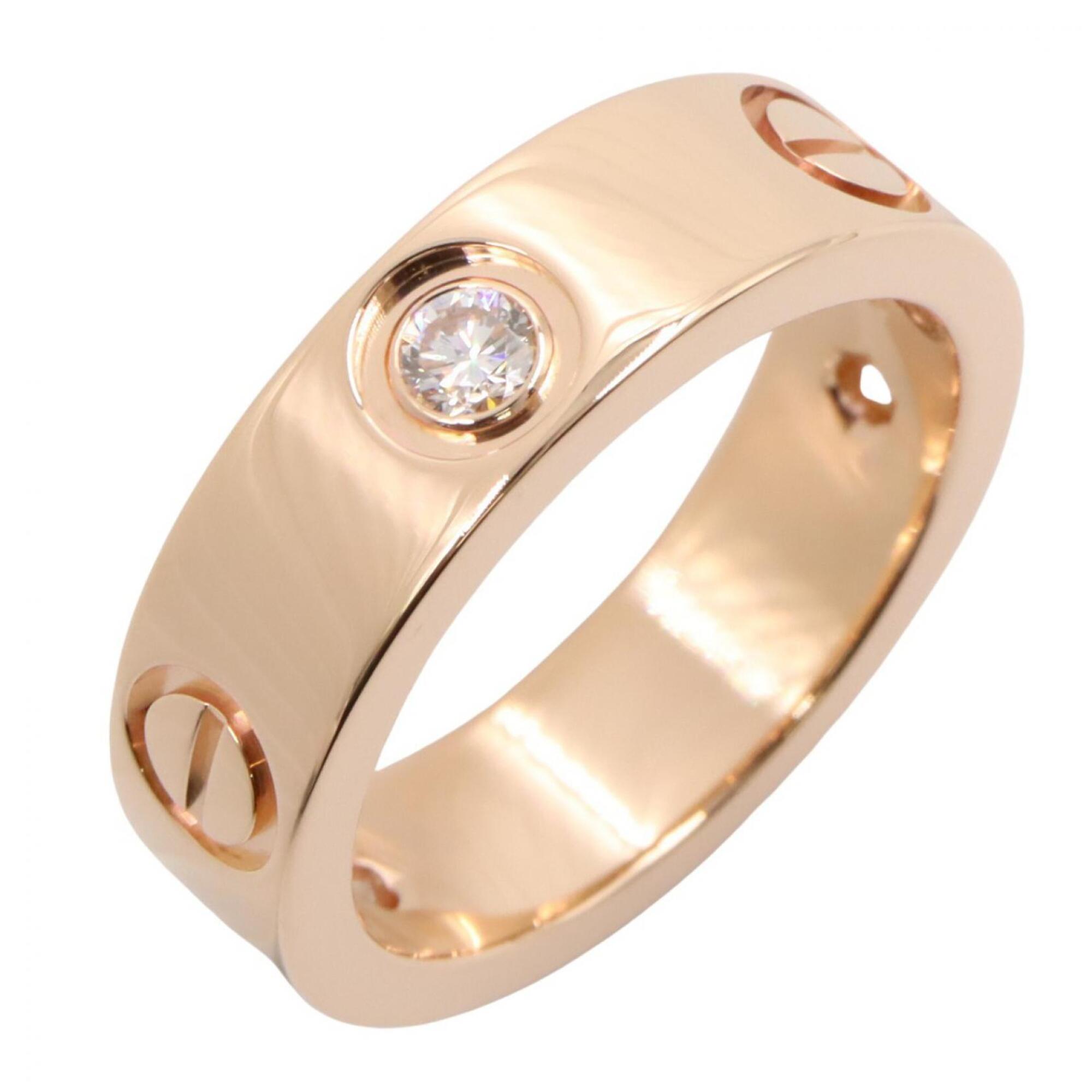 Cartier Gold Clear Pink Gold (18K) Band Ring (Pre-Owned)