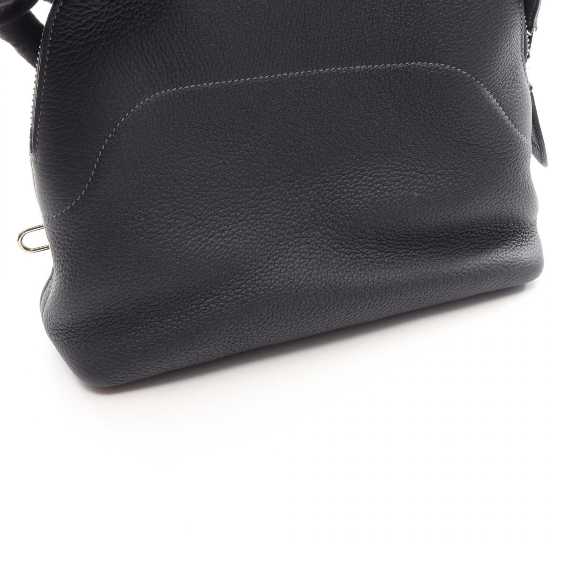 Hermes Blue Nuit Navy Togo Leather Messenger Bag Shoulder Bag (Pre-Owned)