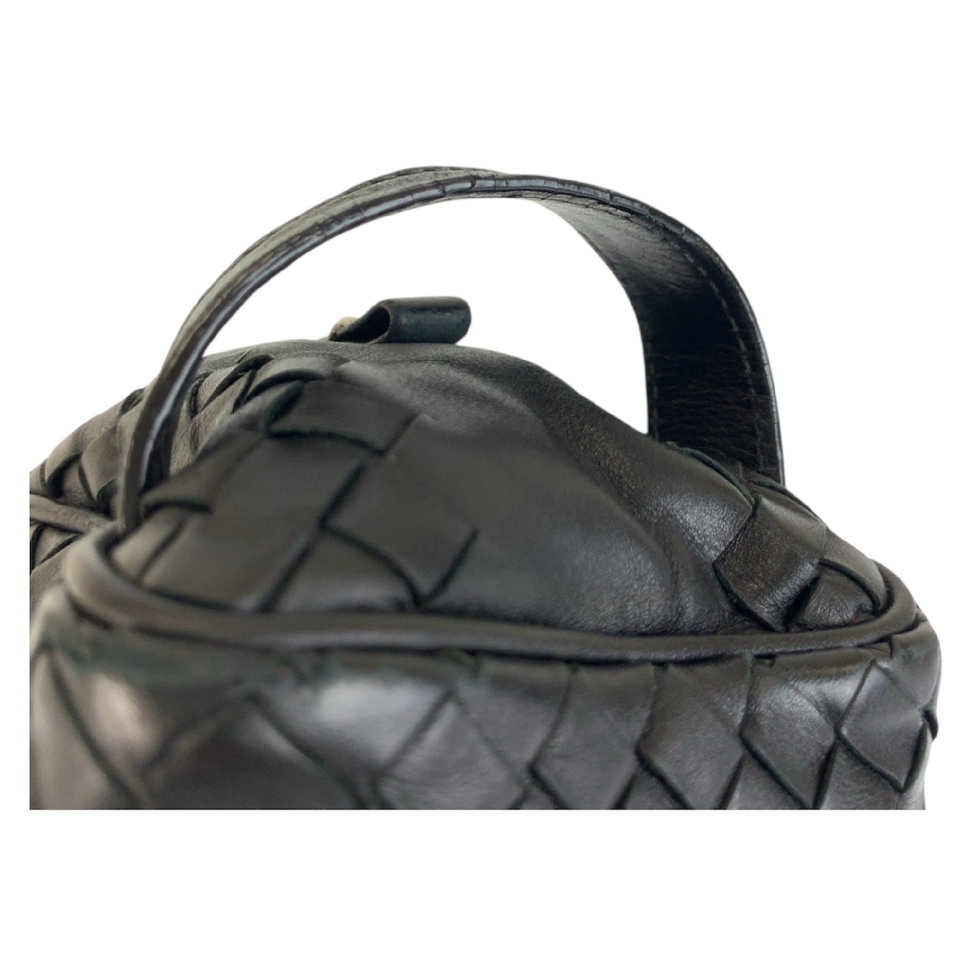 Bottega Veneta Black Intrecciato Clutch Bag (Pre-Owned)