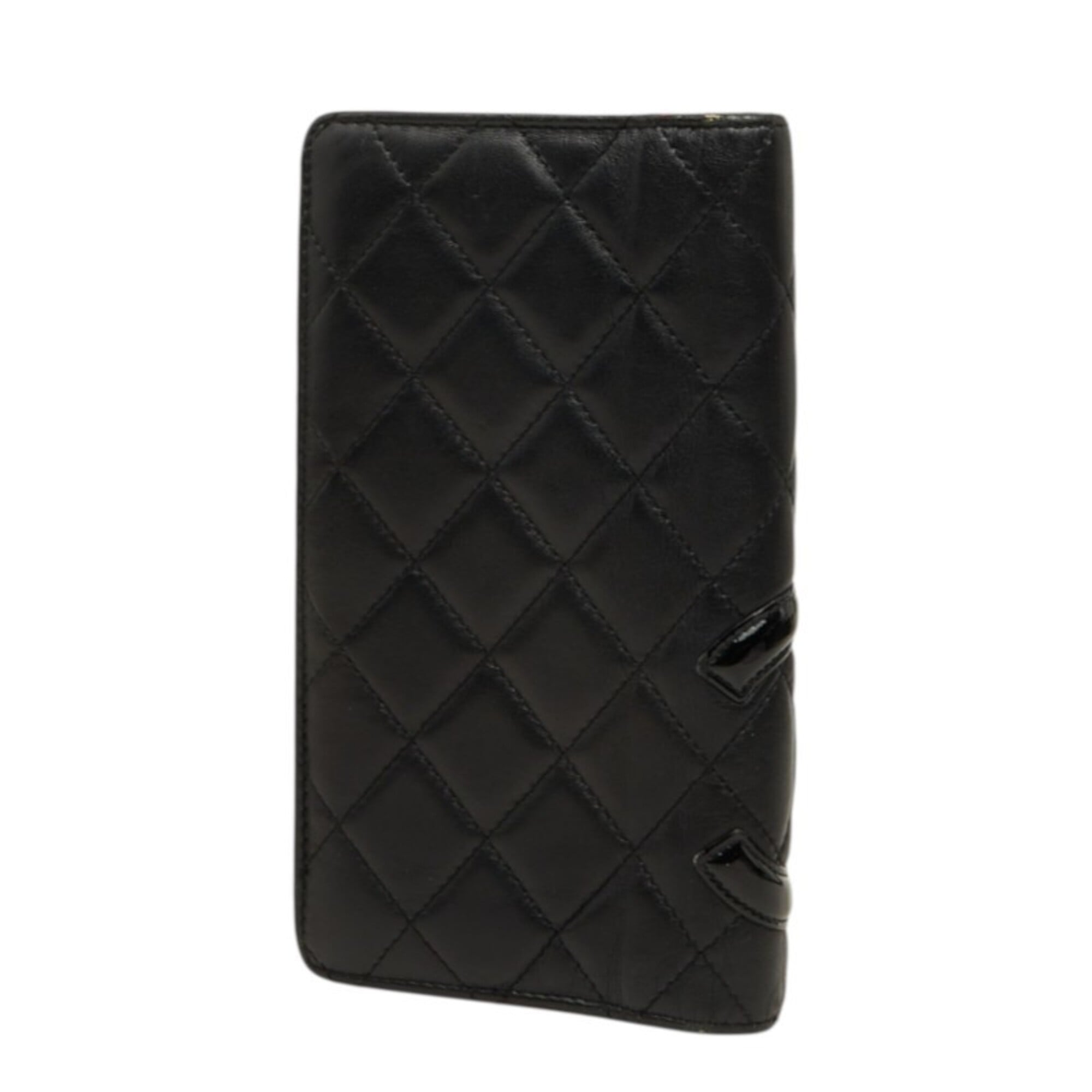 Chanel Black Cambon Ligne Long Wallet (Bi-Fold) (Pre-Owned)