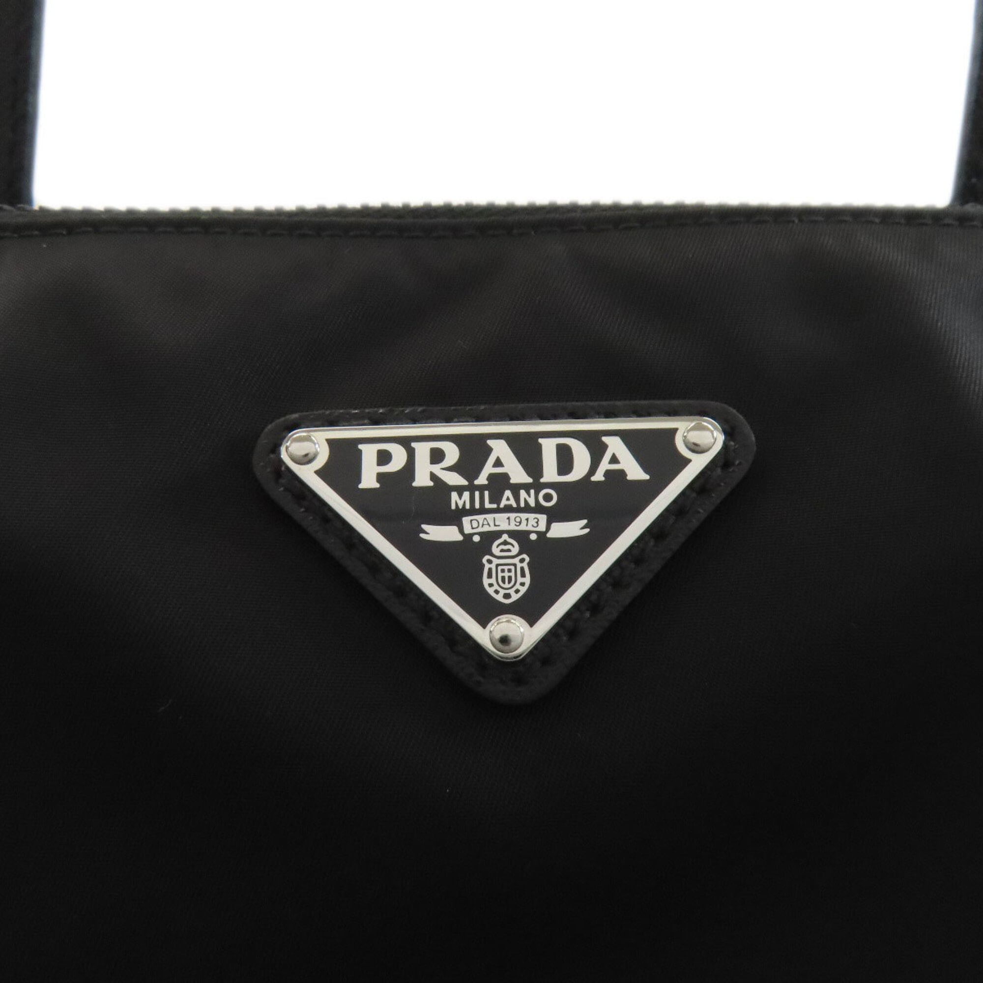 Prada Black Nylon Tote Bag (Pre-Owned)