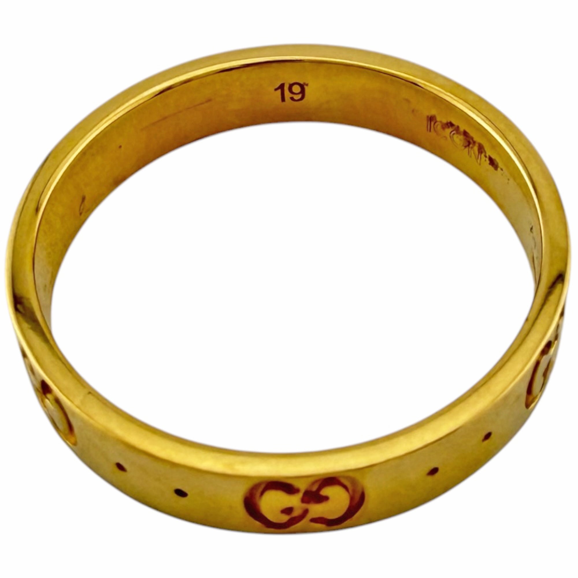 Gucci Yellow Gold Yellow Gold (18K) Band Ring (Pre-Owned)
