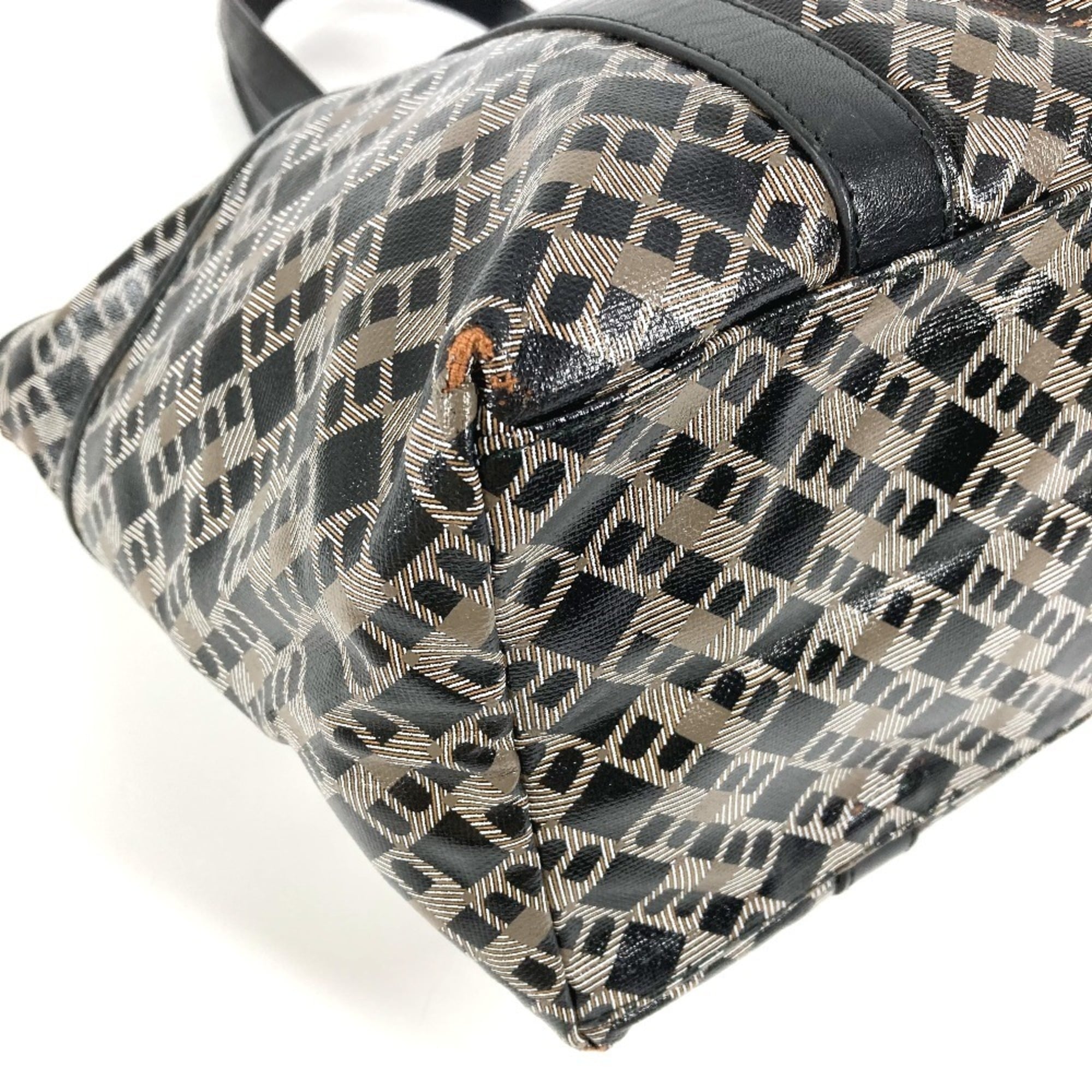 Bally Black Pvc Tote Bag (Pre-Owned)