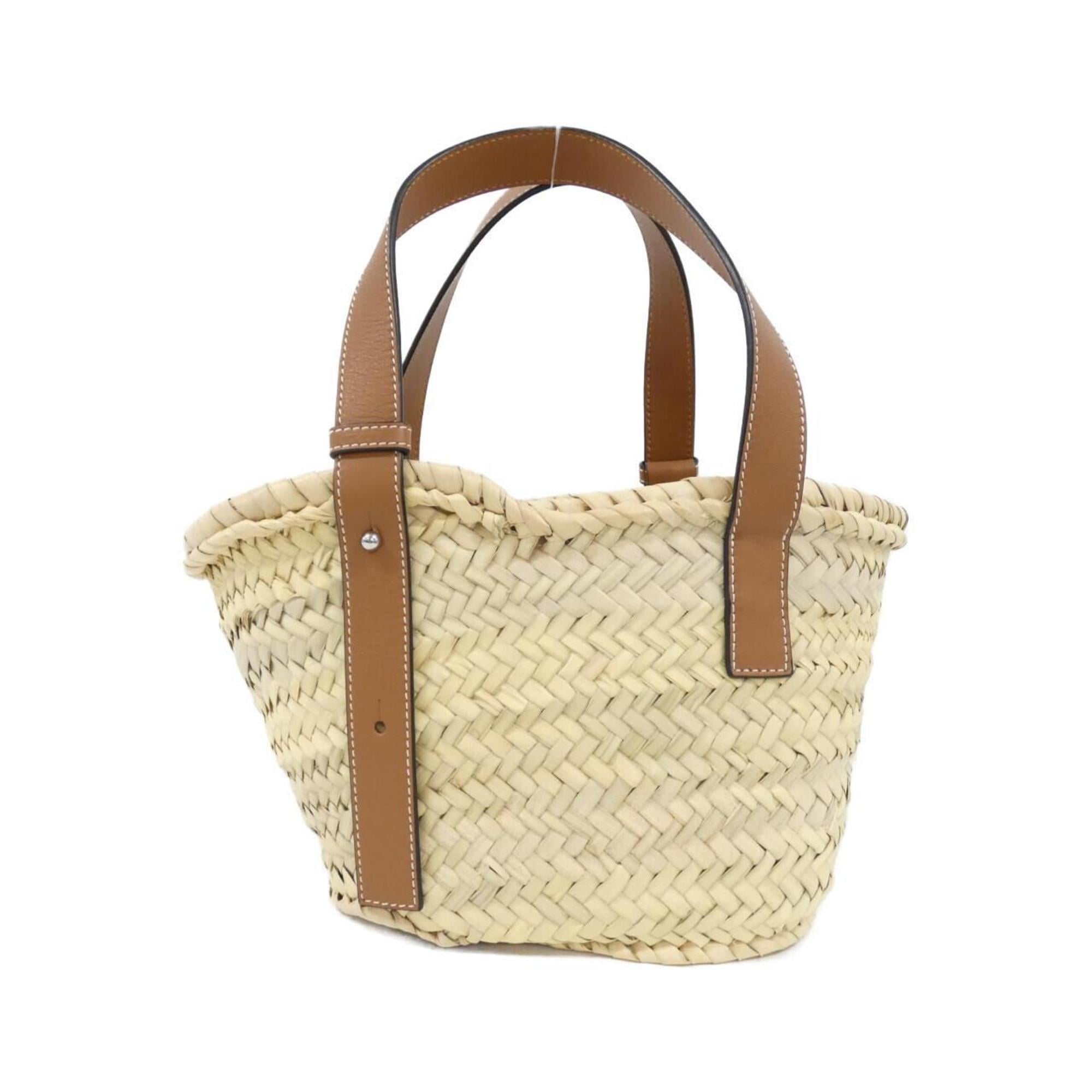 Loewe Yellow Leather Basket Handbag (Pre-Owned)