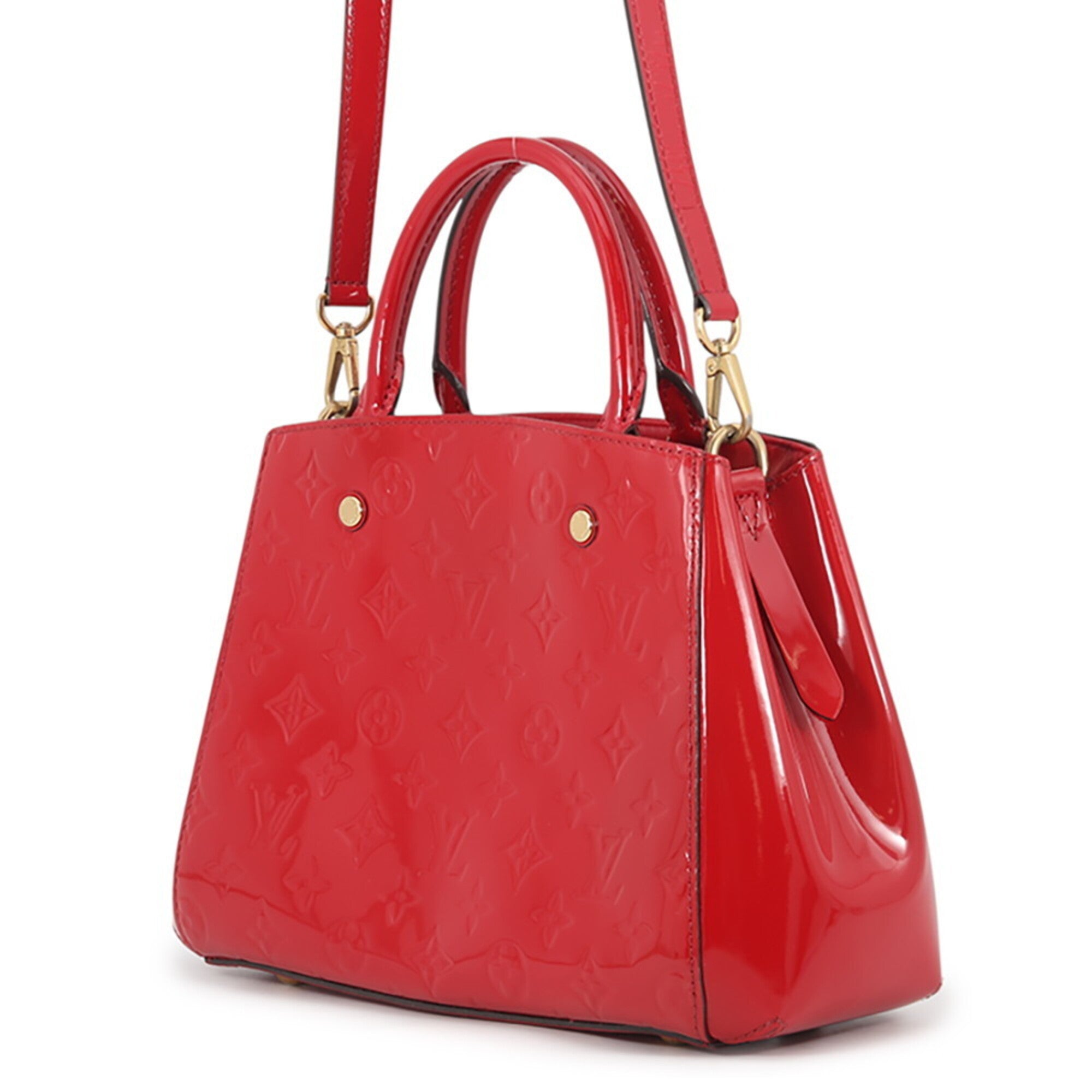 Louis Vuitton Monogram Vernis Indian Rose Monogram Vernis Handbag Shoulder Bag (Pre-Owned)