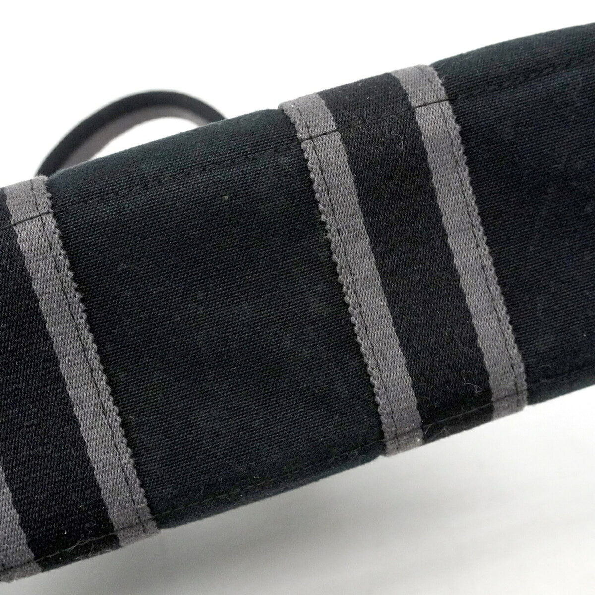 Hermes Black Canvas Tote Bag (Pre-Owned)