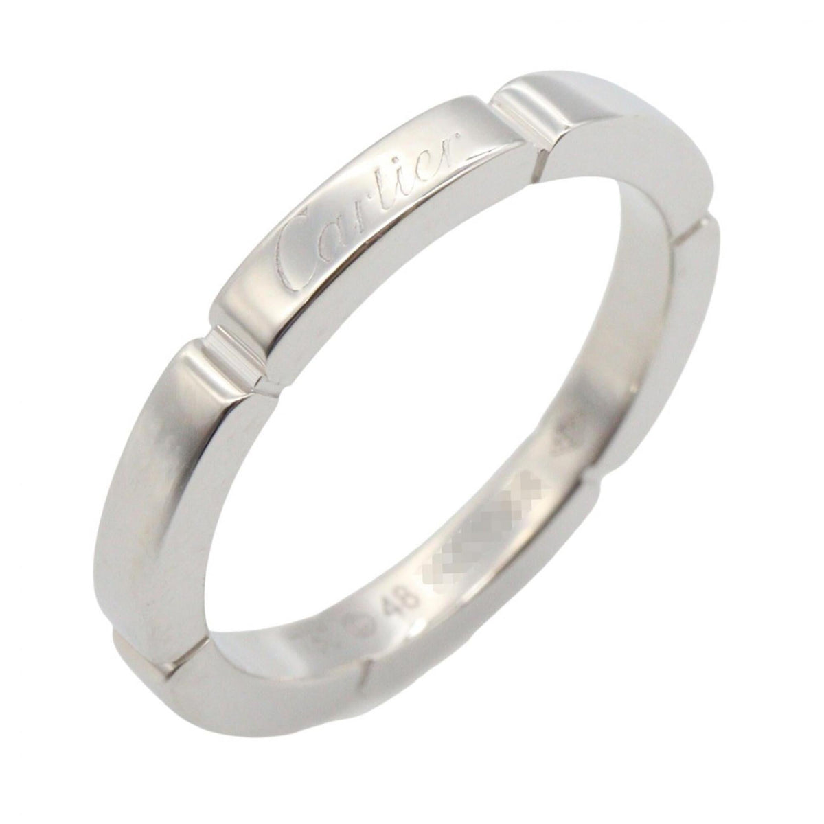 Cartier Silver White Gold (18K) Band Ring (Pre-Owned)